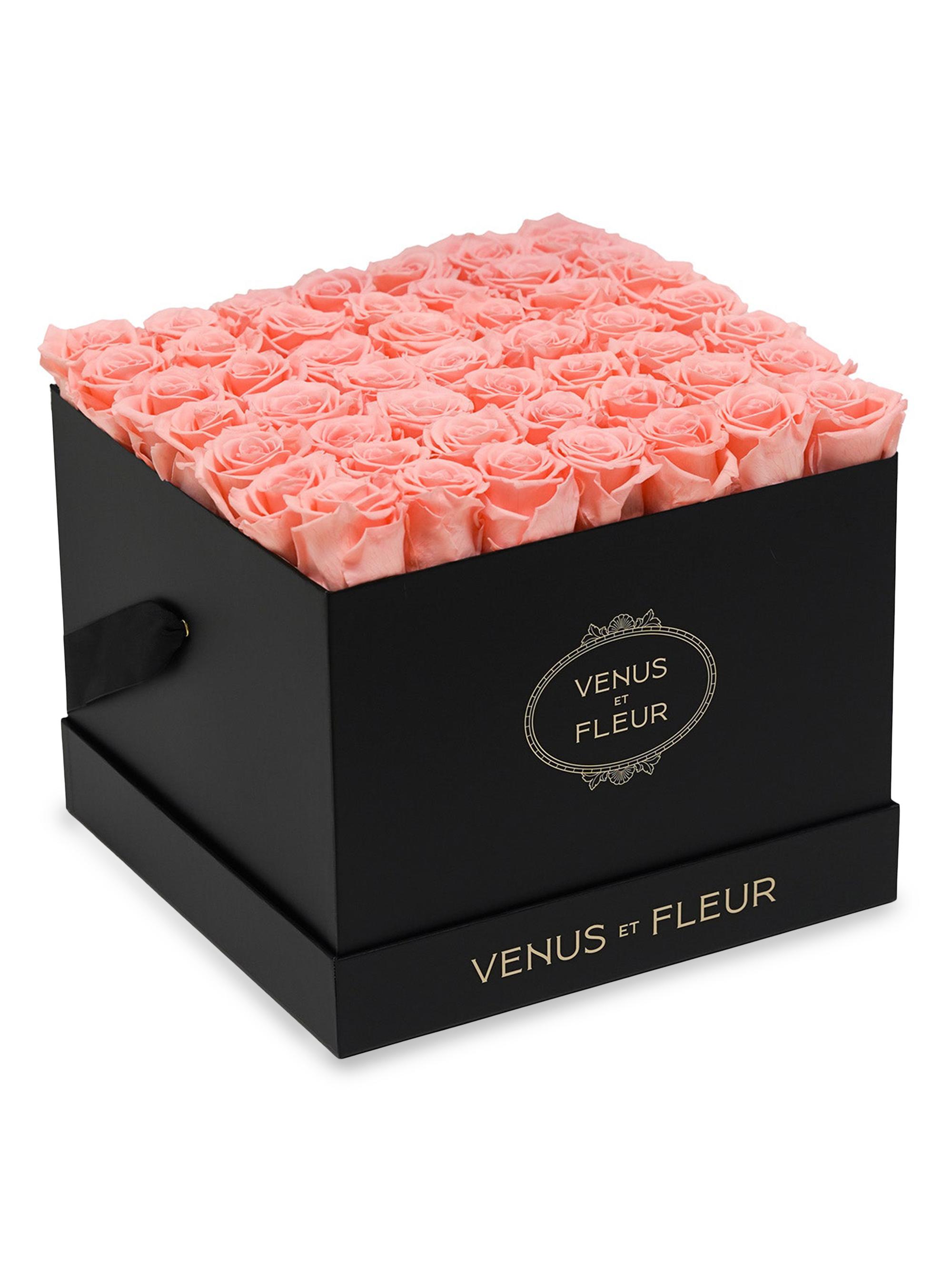 Venus et Fleur Eternity De Venus Large Square Eternity Roses - Conch Pink