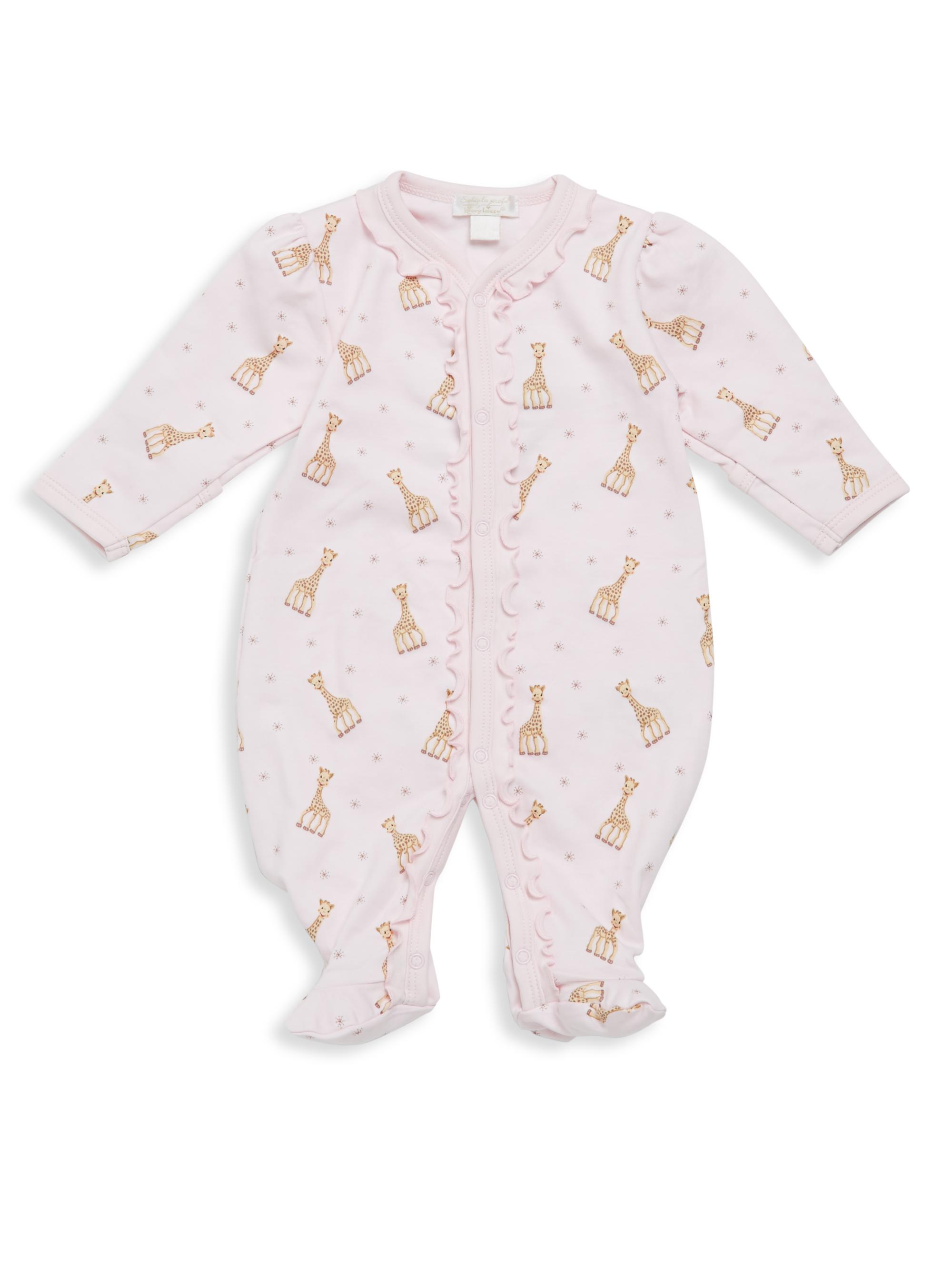 Kissy Kissy Baby's Sophie la Giraffe Footie - Pink 6 Months