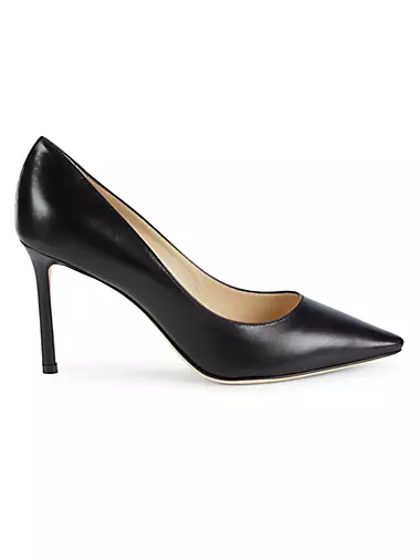 Romy 85MM Leather Pumps