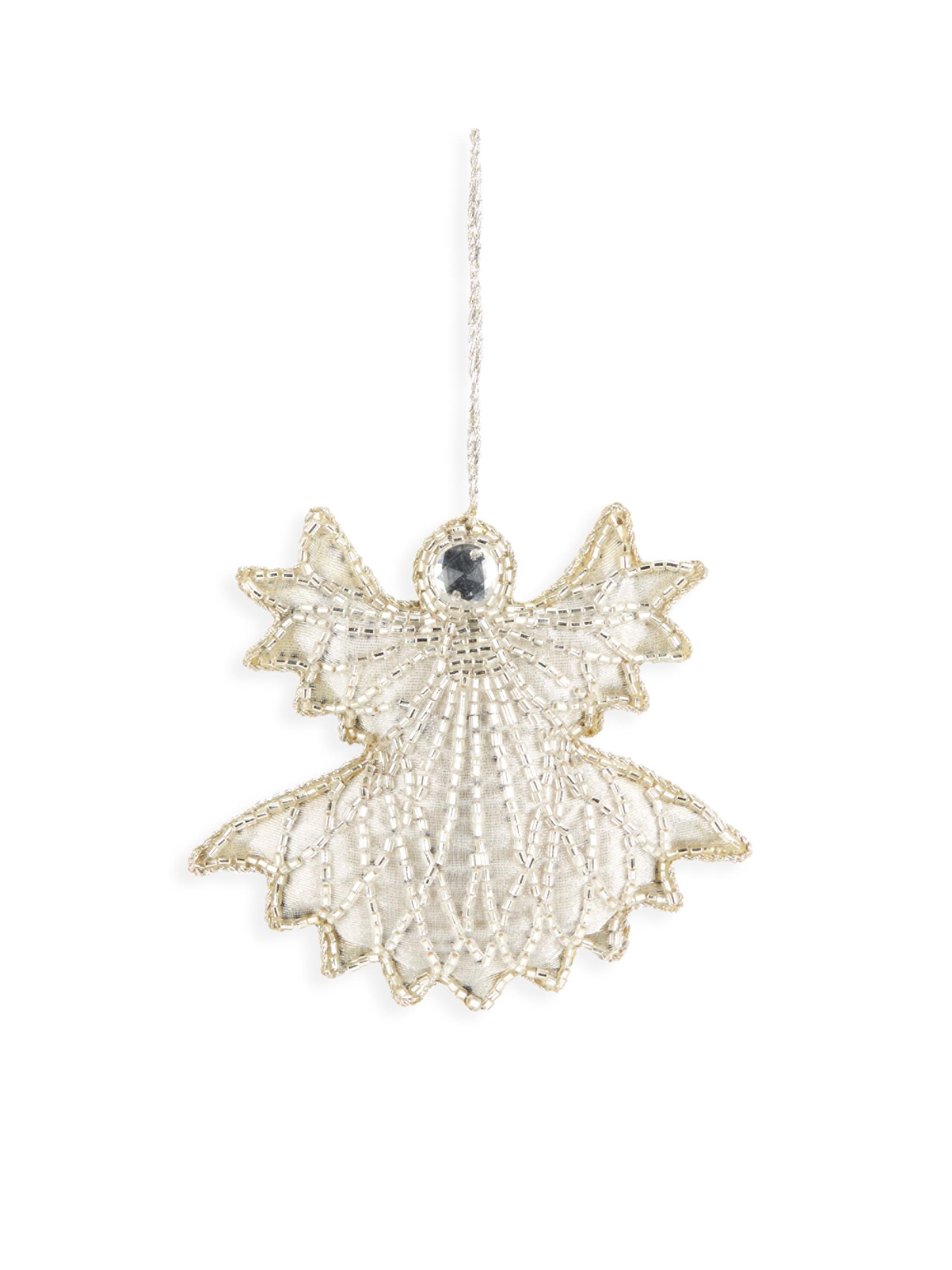 Sudha Pennathur Beaded Angel Ornament