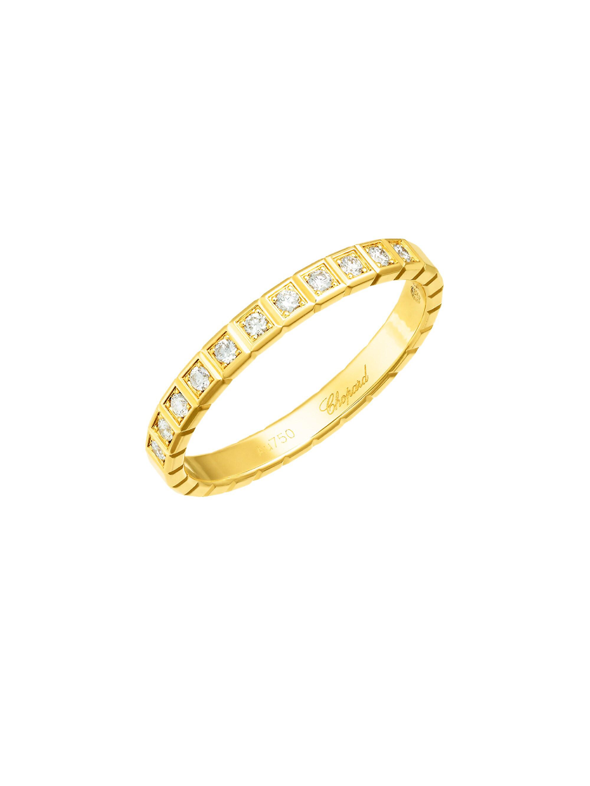 Chopard Women's Ice Cube Diamond & 18K Yellow Gold Ring - Gold