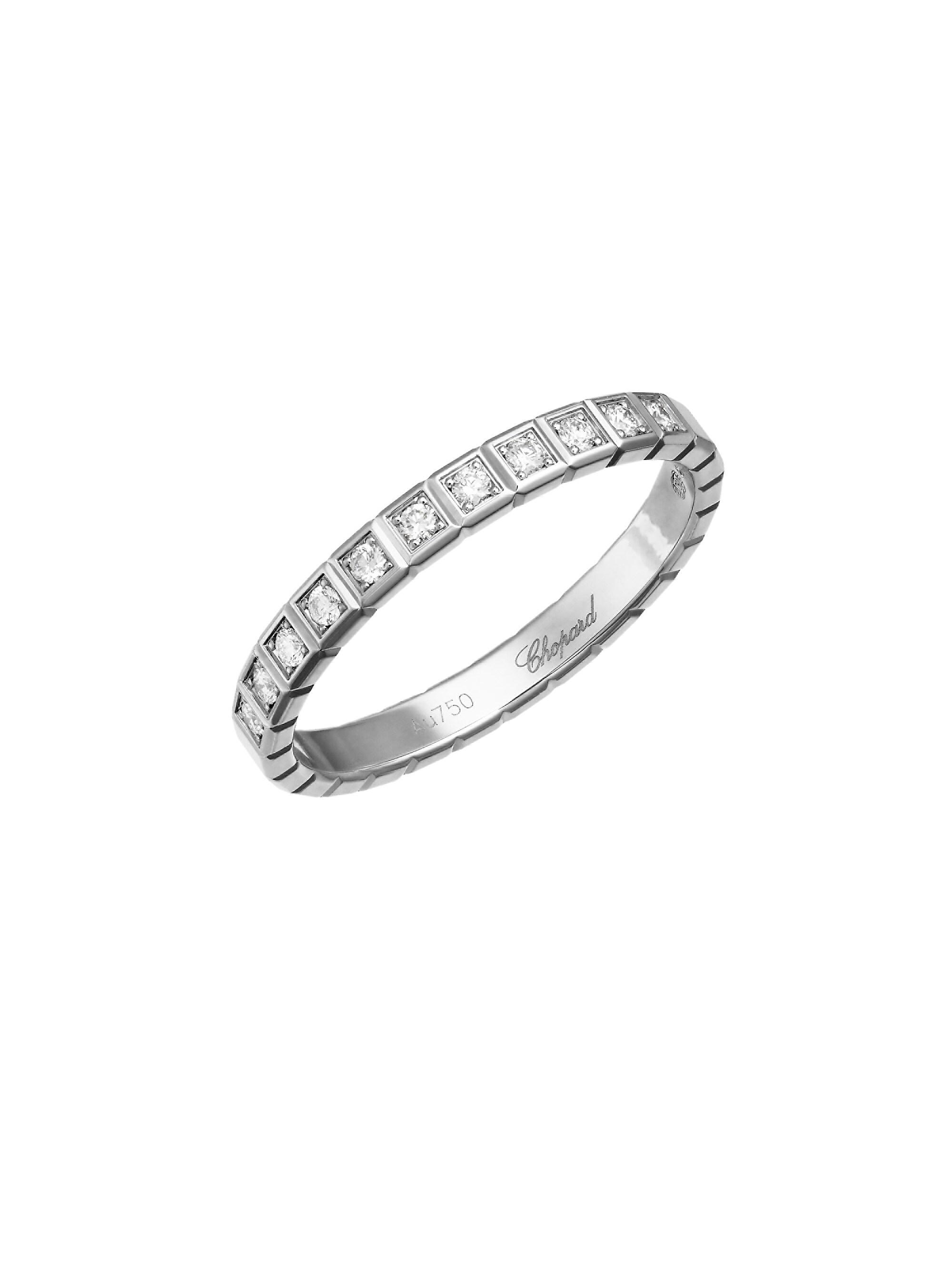 Chopard Women's Ice Cube Diamond & 18K White Gold Ring