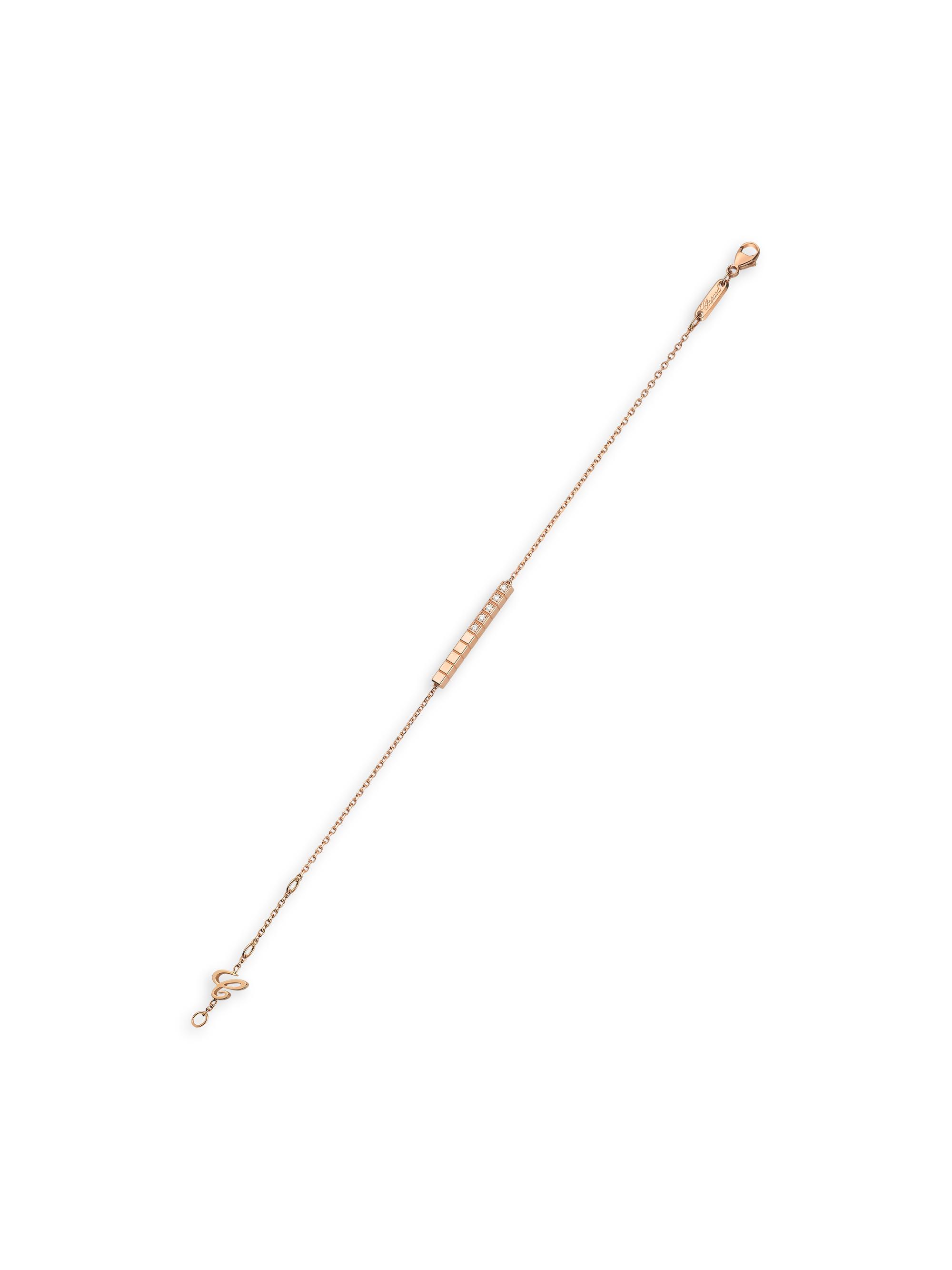 Chopard Women's Ice Cube Diamond & 18K Rose Gold Bracelet - Rose Gold