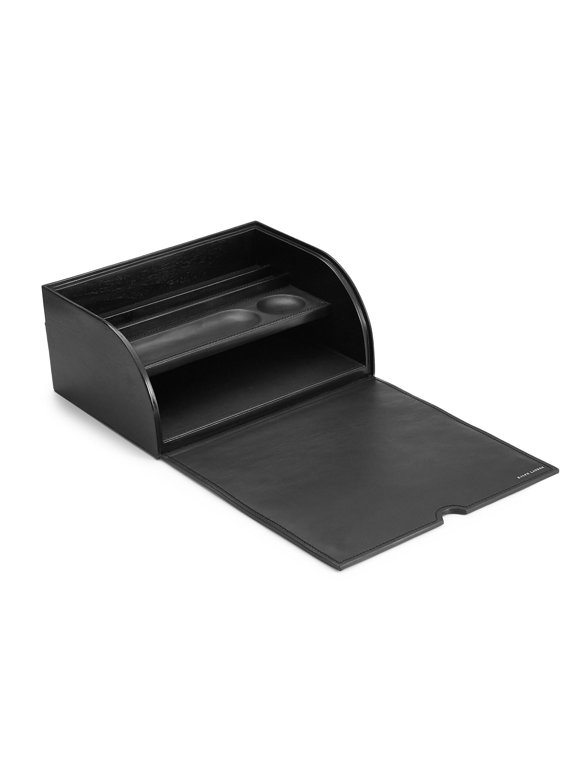 Ralph Lauren Brennan Writer's Box Black - Black