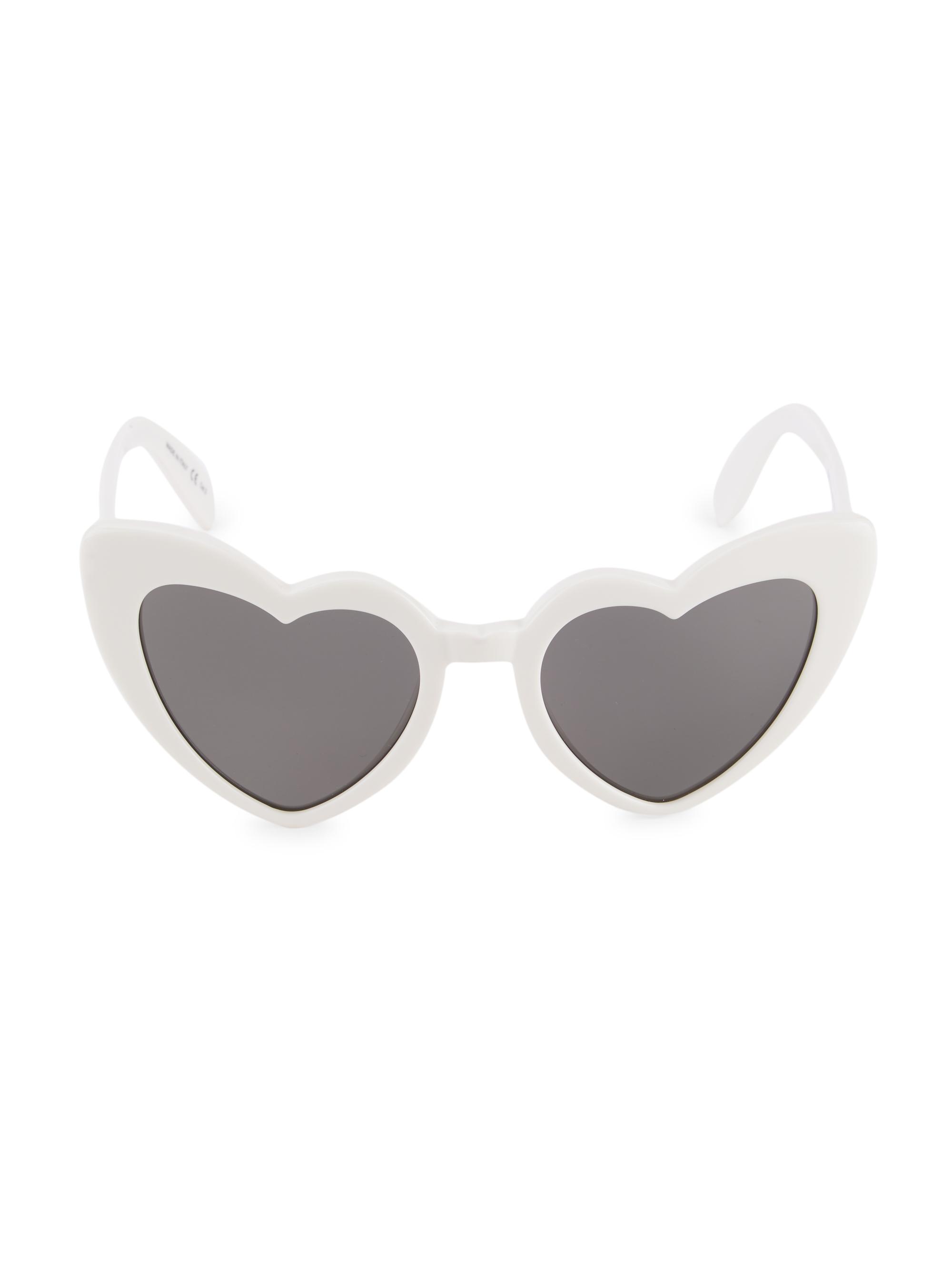 Saint Laurent Women's Loulou 54MM Heart Sunglasses -
