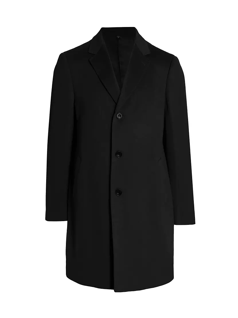 Saks Fifth Avenue COLLECTION Buttoned Cashmere Topcoat