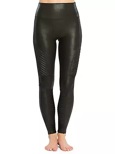 Womens SPANX black Faux Leather Leggings | Harrods # {CountryCode}