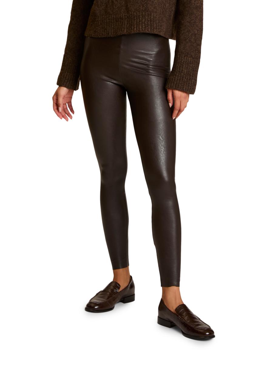 Commando Women's Faux Leather Leggings In Brown