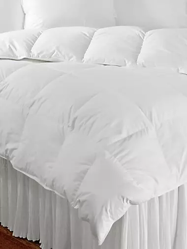 Villa Year Round Cotton European White Down Filled Comforter