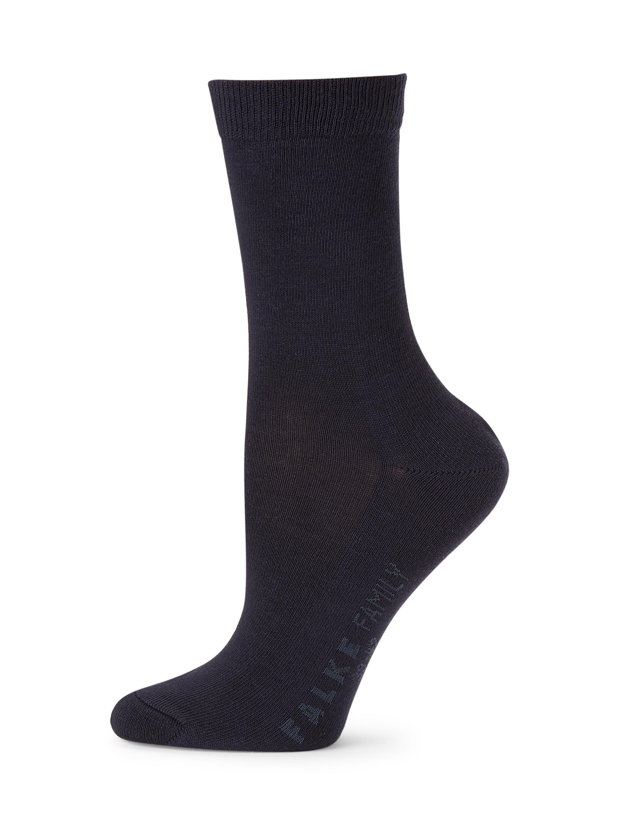 Falke Women's Family Cotton Socks - Dark Navy