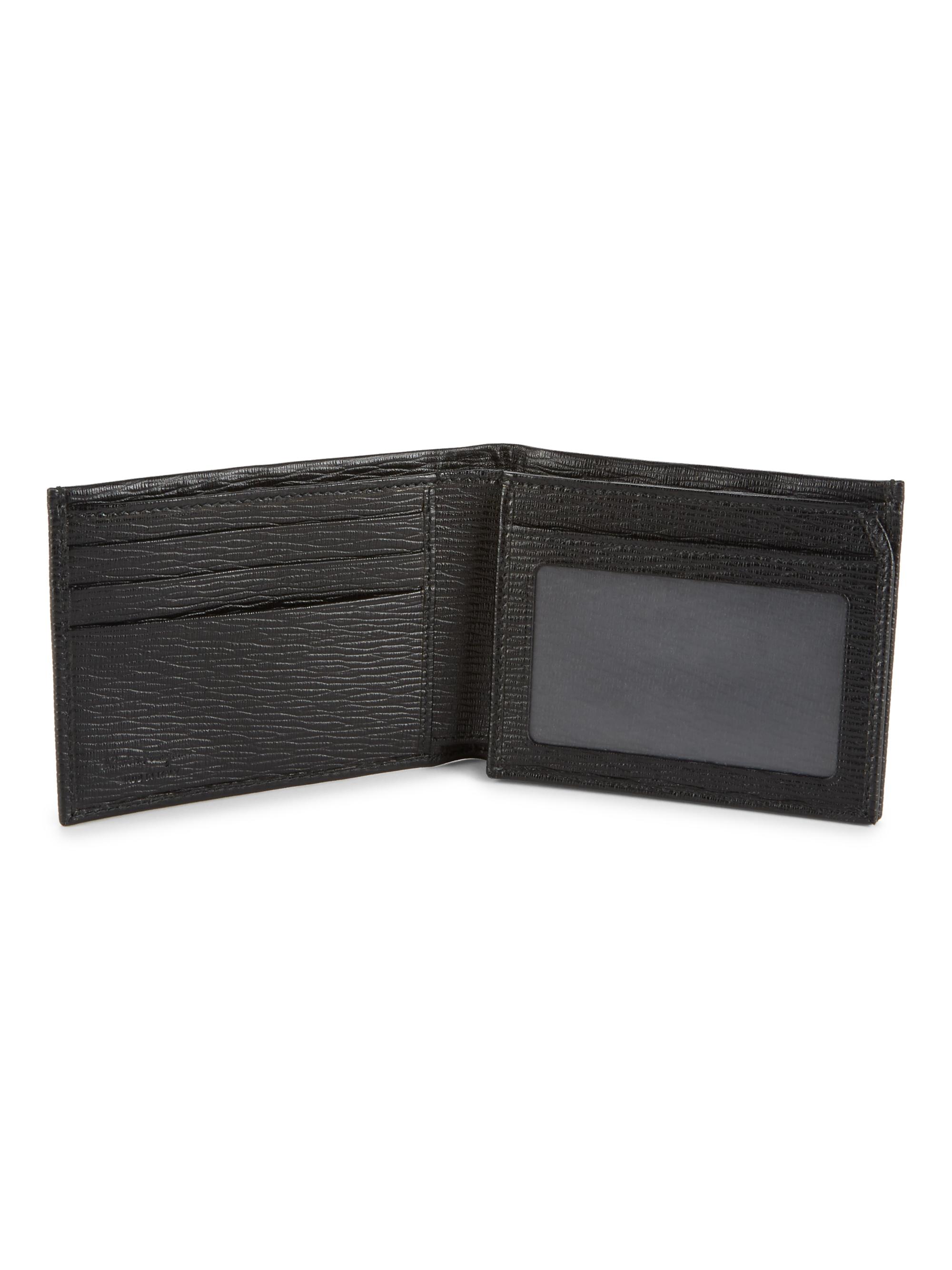FERRAGAMO Revival Bi-Fold Leather Wallet | Saks Fifth Avenue