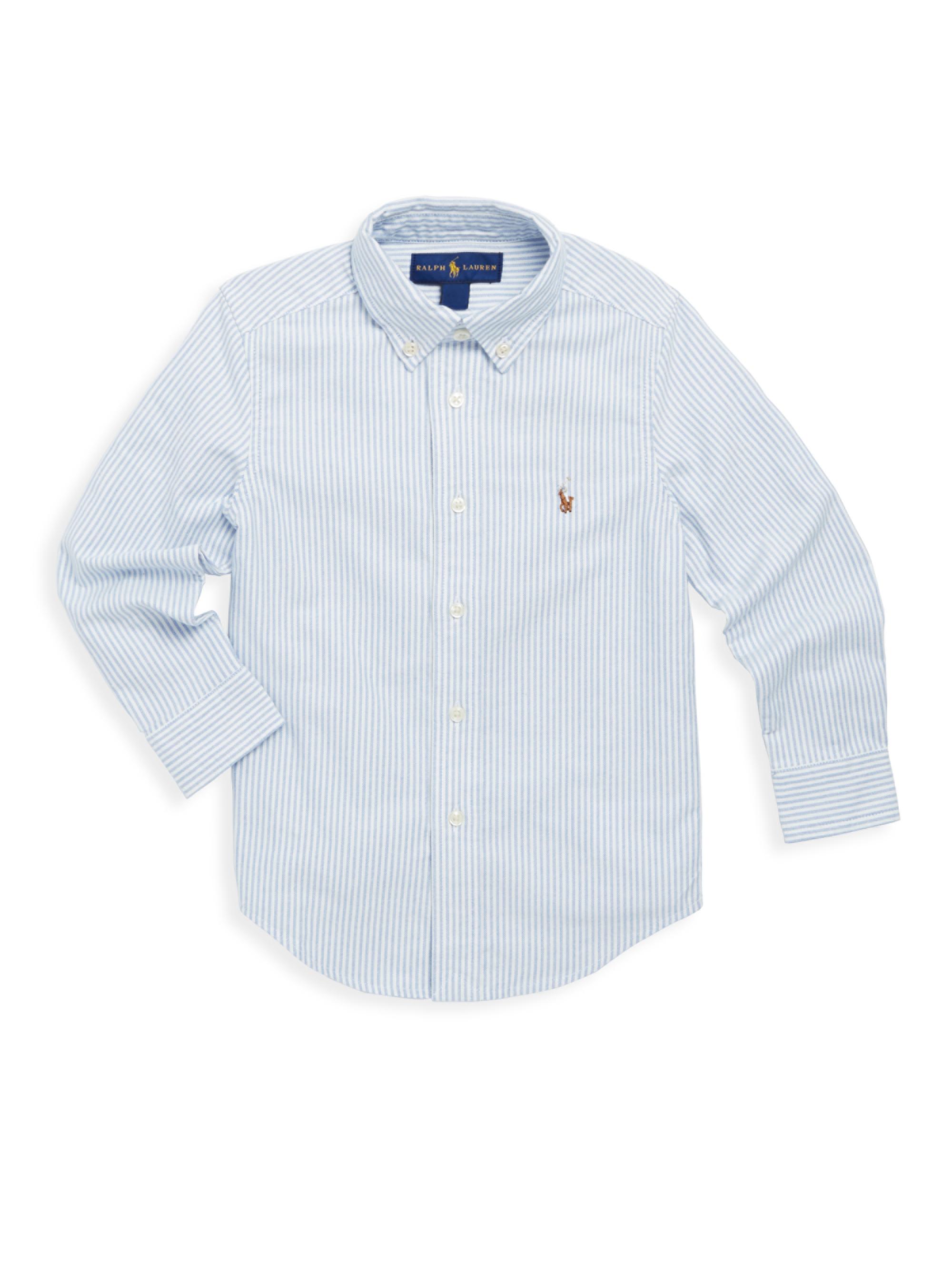 Polo Ralph Lauren Little Boy's & Boy's Cotton Oxford Sport Shirt - Light Blue