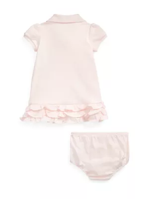 Dress POLO RALPH LAUREN Kids color Pink