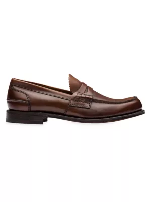 Shop Church's Pembrey Leather Loafers | Saks Fifth Avenue