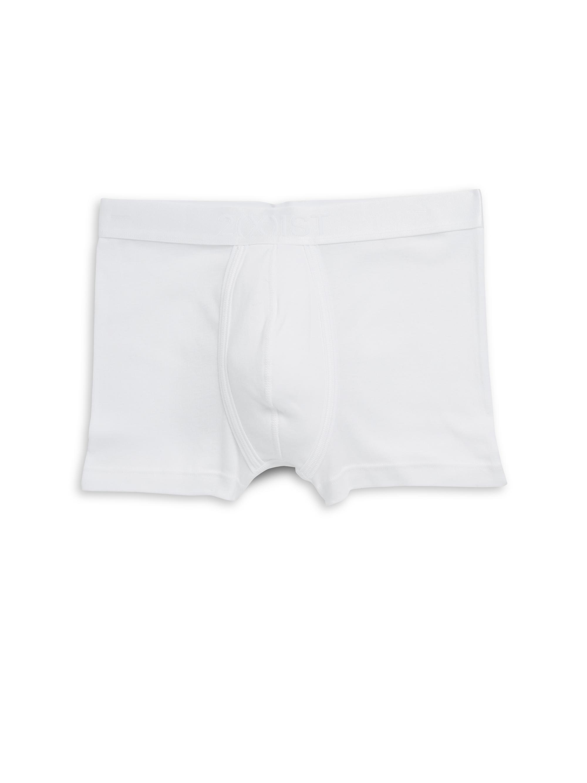 2XIST Men's Pima Cotton Trunks - White