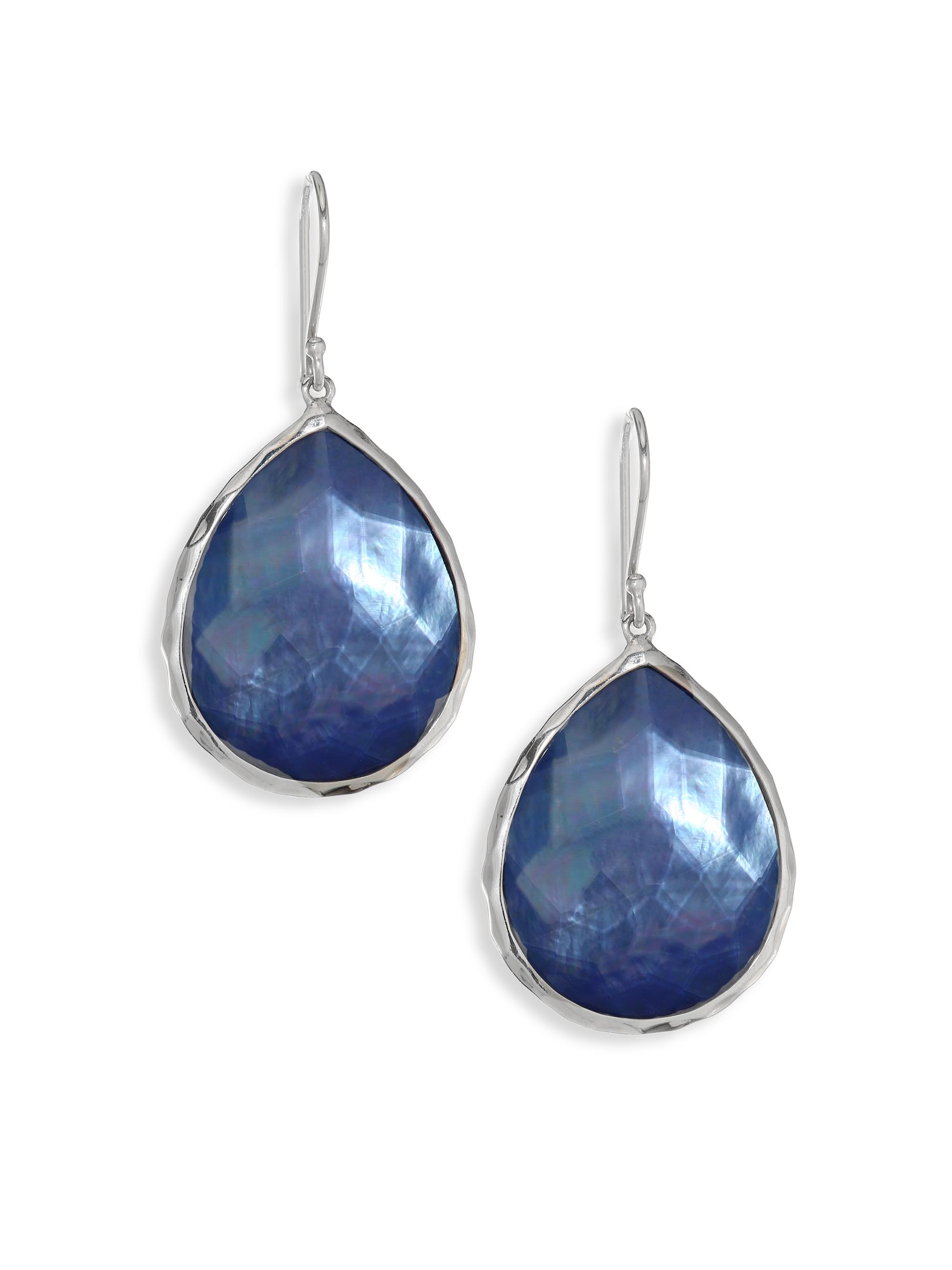 Ippolita Women's Rock Candy  Sterling Silver & Triplet Teardrop Earrings - Silver