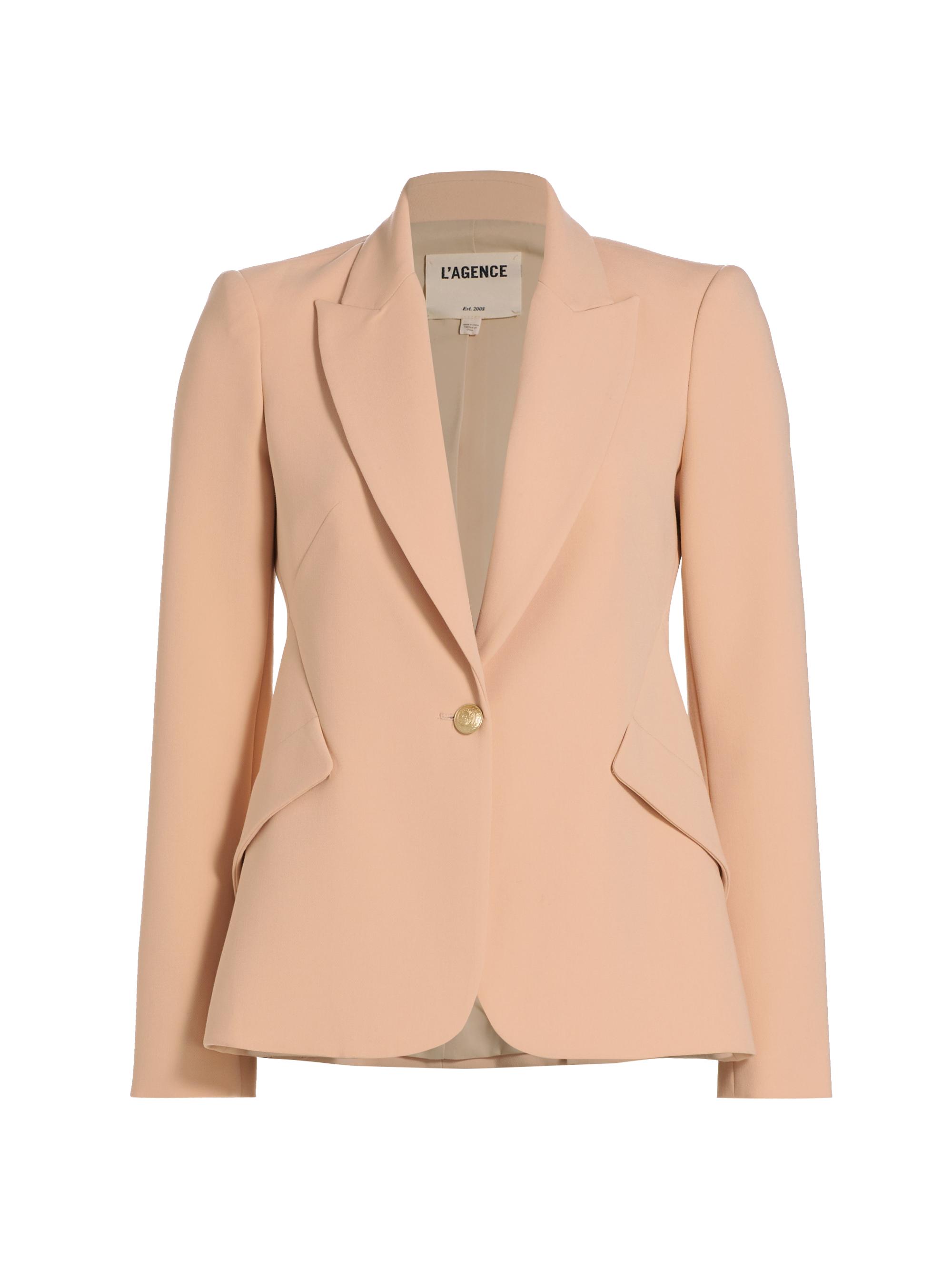 L'AGENCE Women's Chamberlain Blazer - Toasted Almond