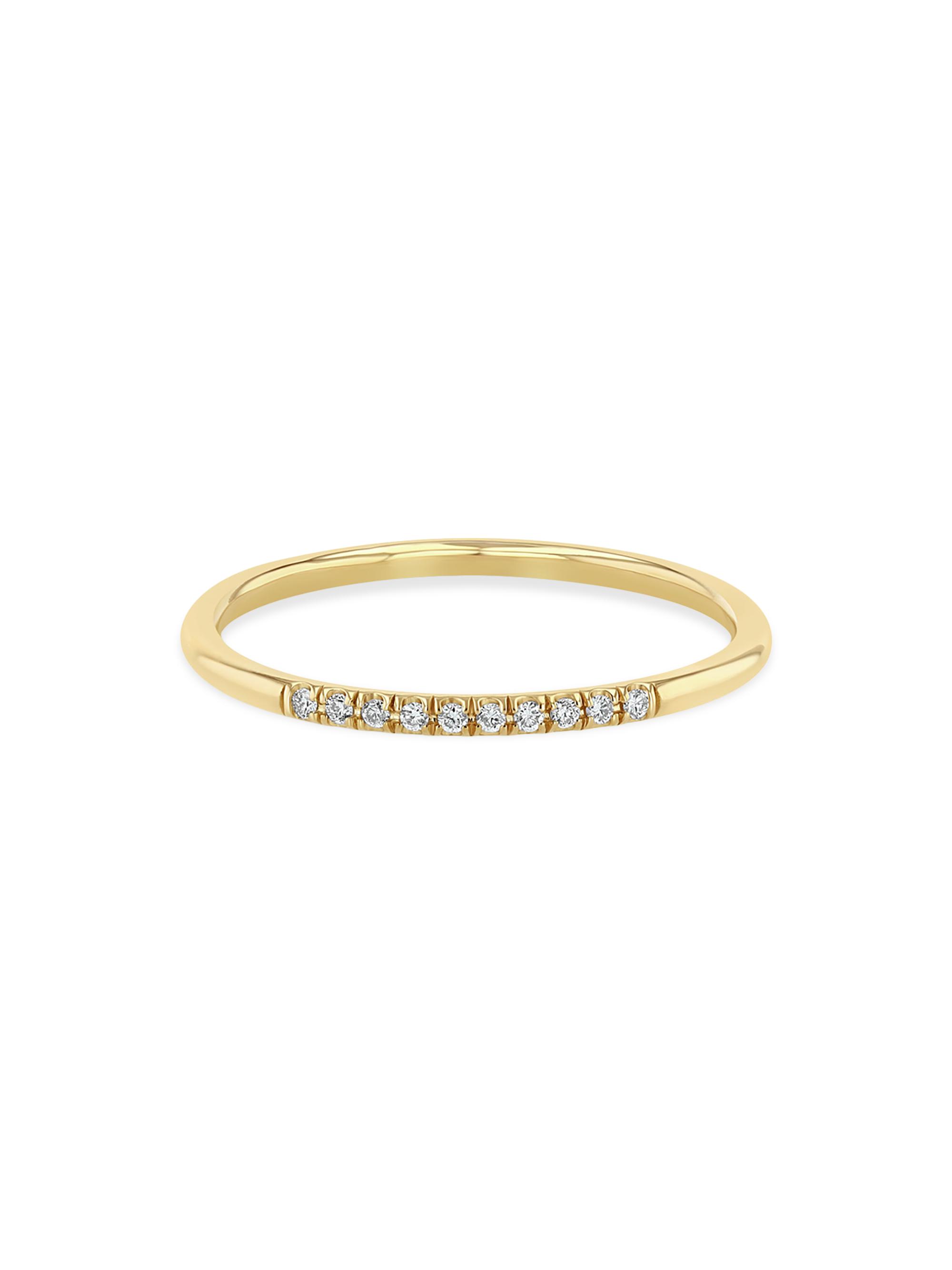 ZOE CHICCO Women's 14K Yellow Gold & 0.05 TCW Diamonds Ring - Gold