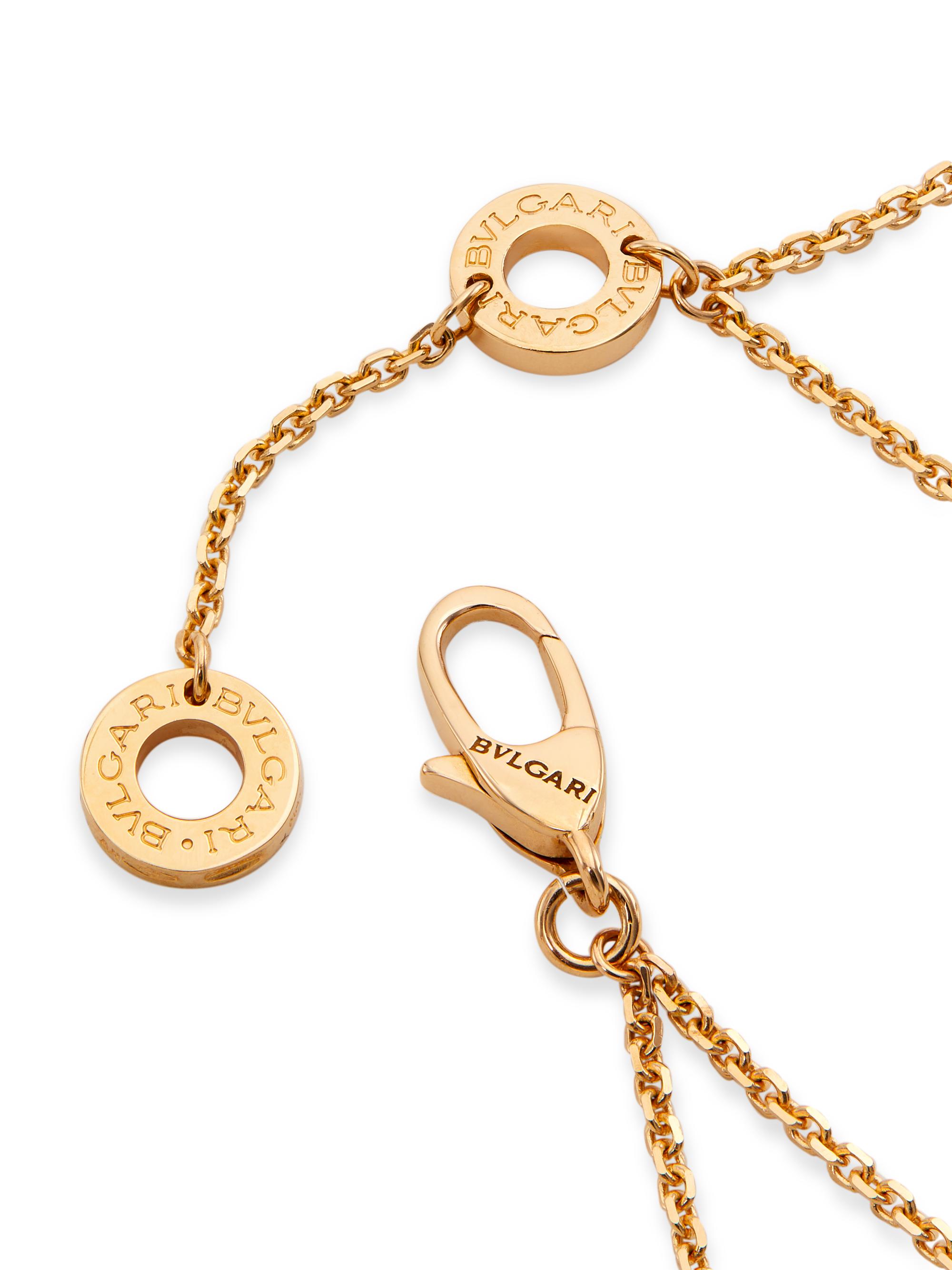 BVLGARI Divas' Dream 18K Rose Gold & Diamond Pendant Double-Strand