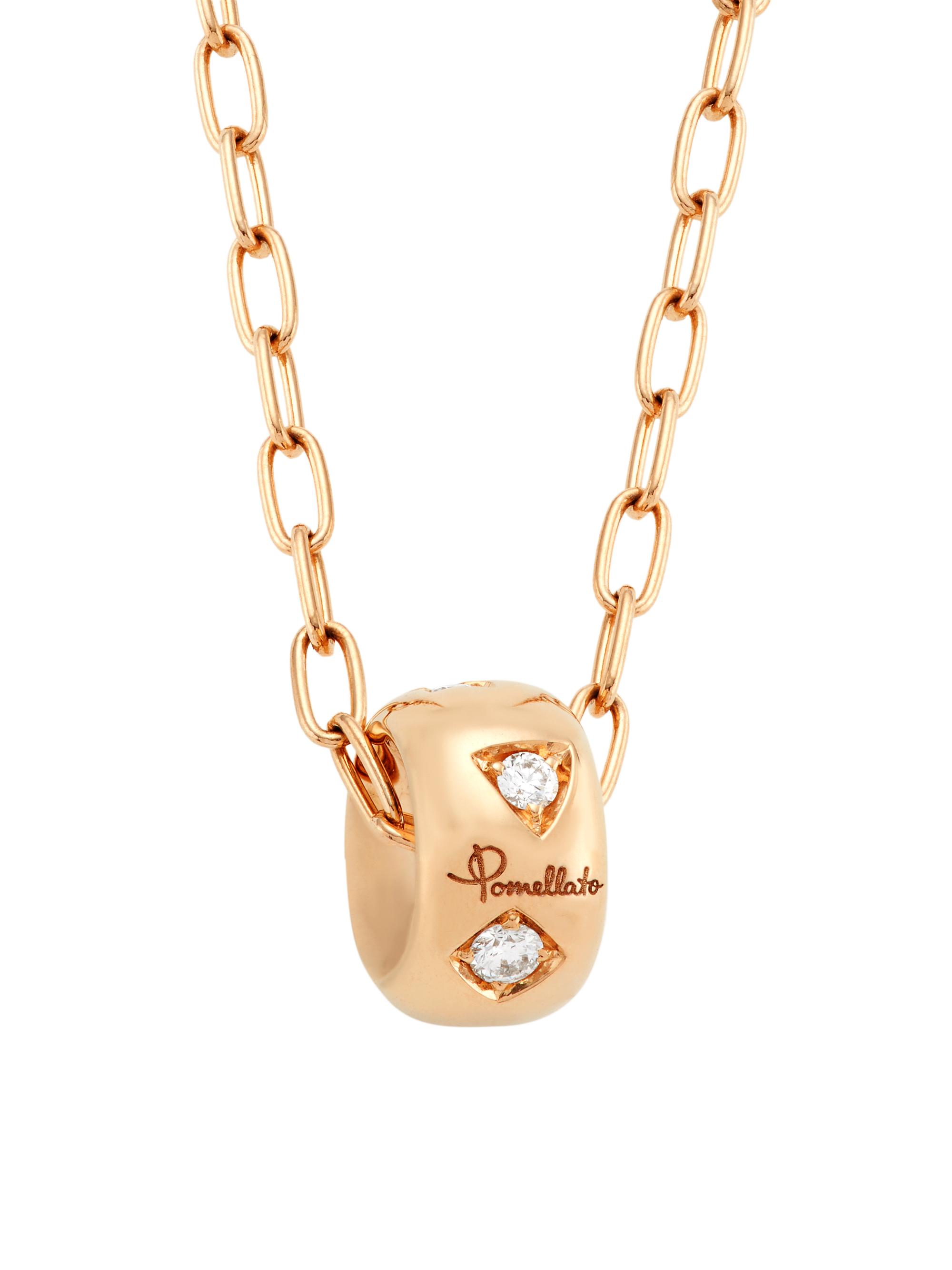 Pomellato Women's Iconica Diamond & 18K Rose Gold Necklace - Rose Gold