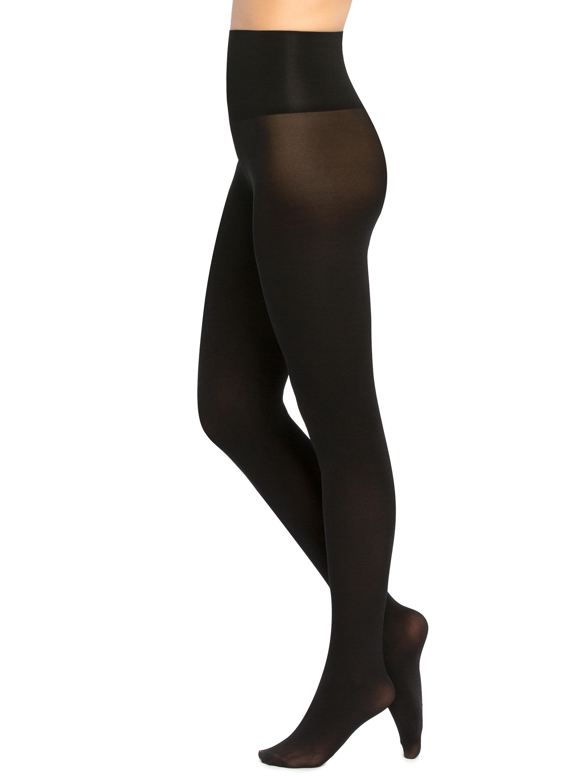 Spanx Women's Tummy Shaping Tights - Very Black