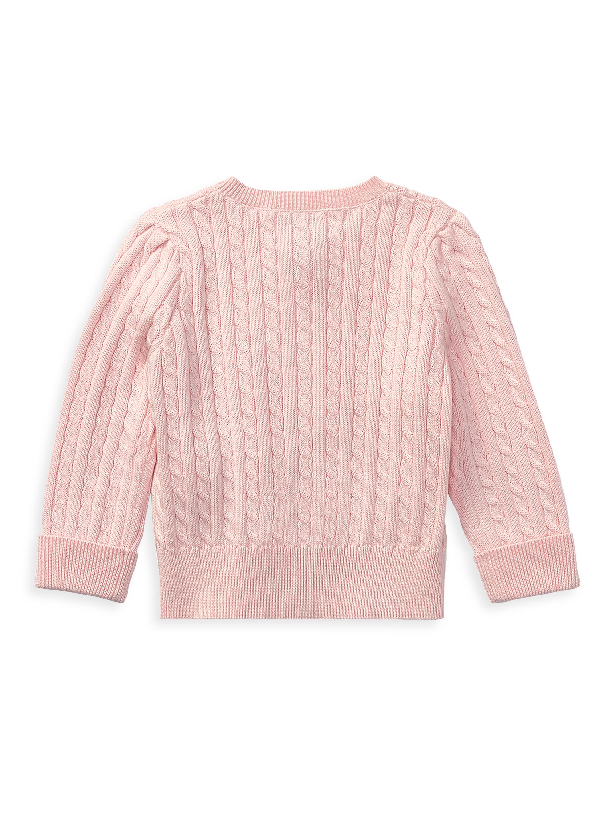 Polo Ralph Lauren Baby Girl's Cable-Knit Cotton Cardigan Saks