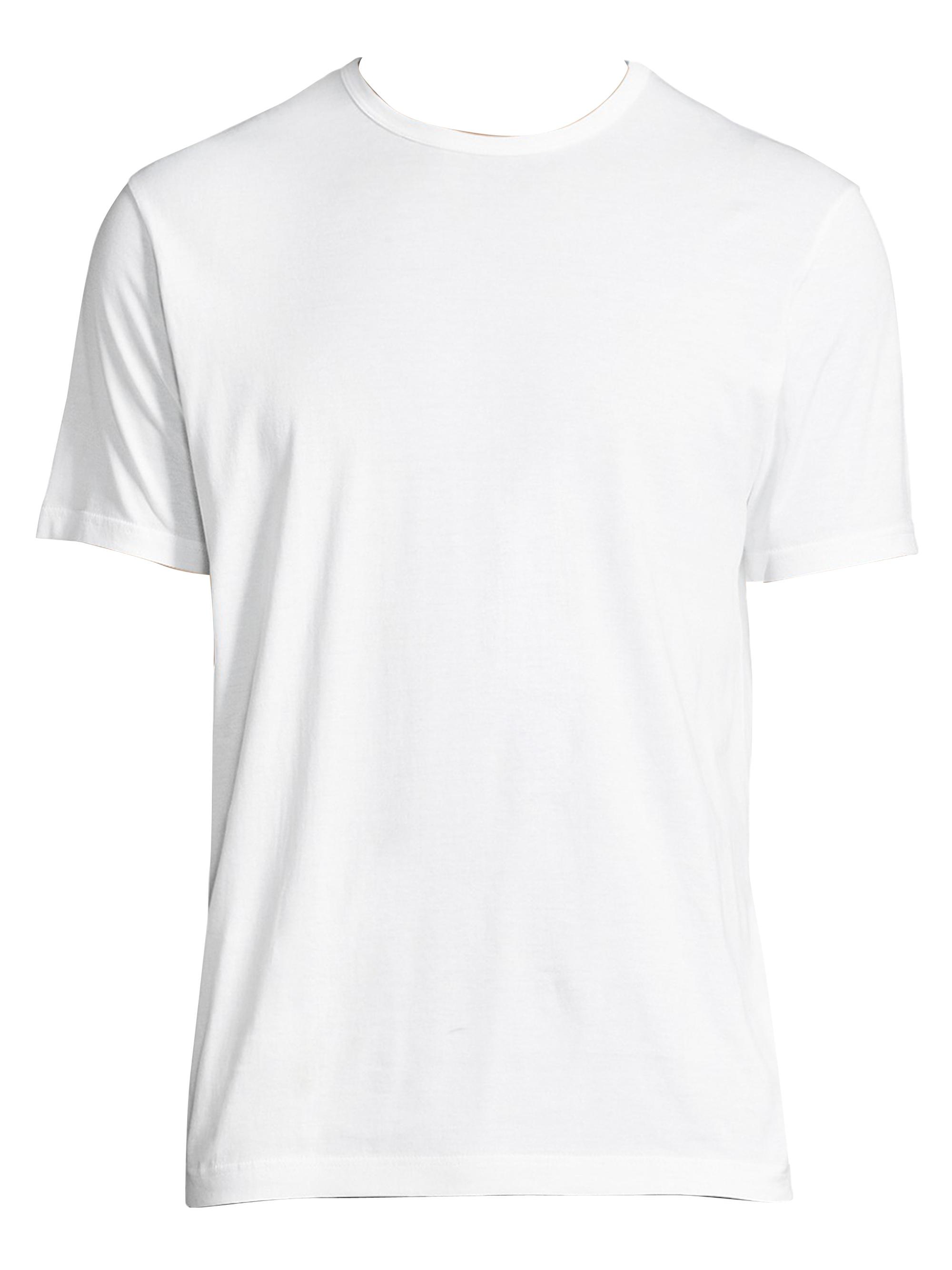 Sunspel Men's Classic Crewneck Cotton Tee - White