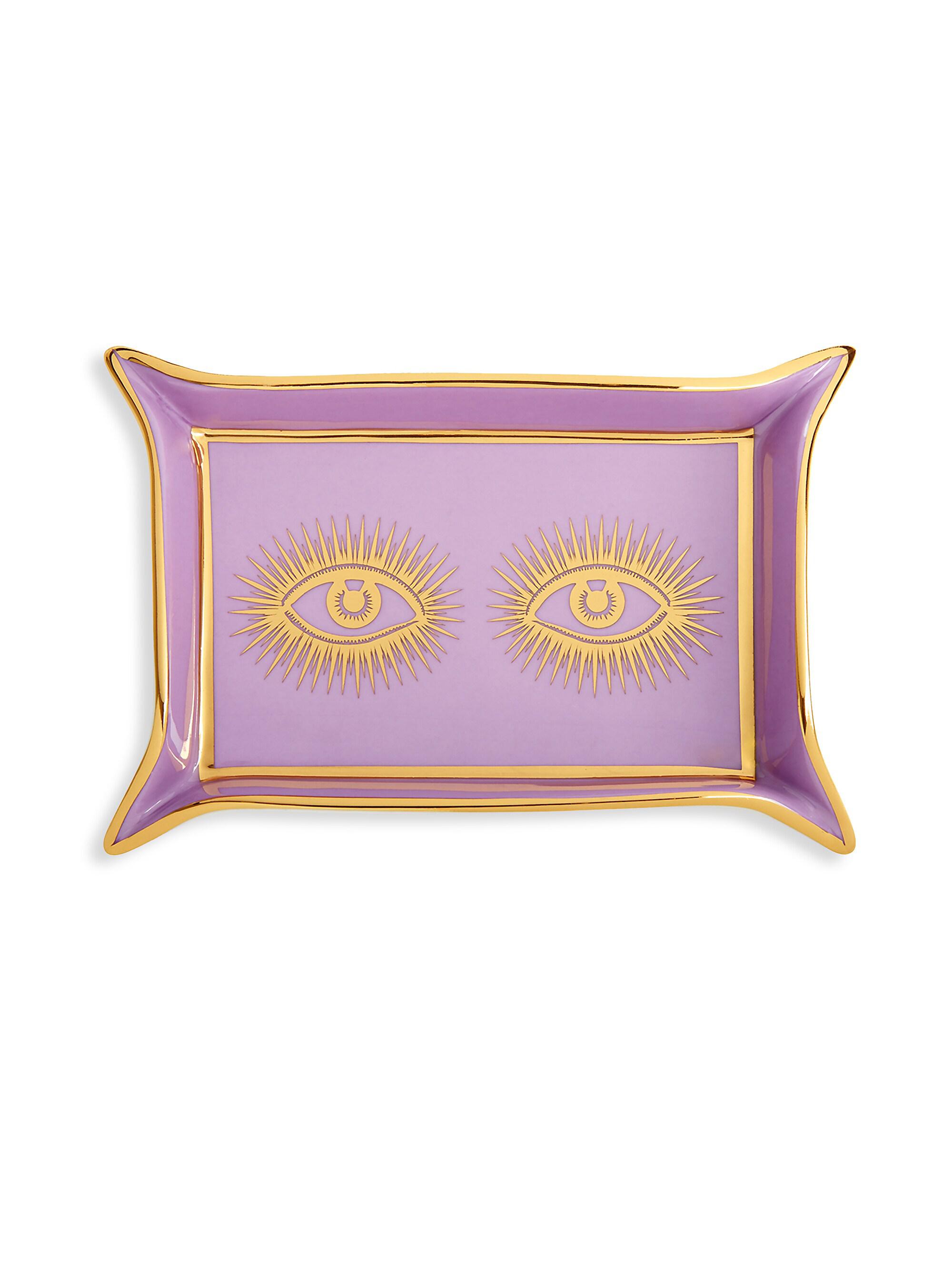 Jonathan Adler Eyes Valet Tray - Purple