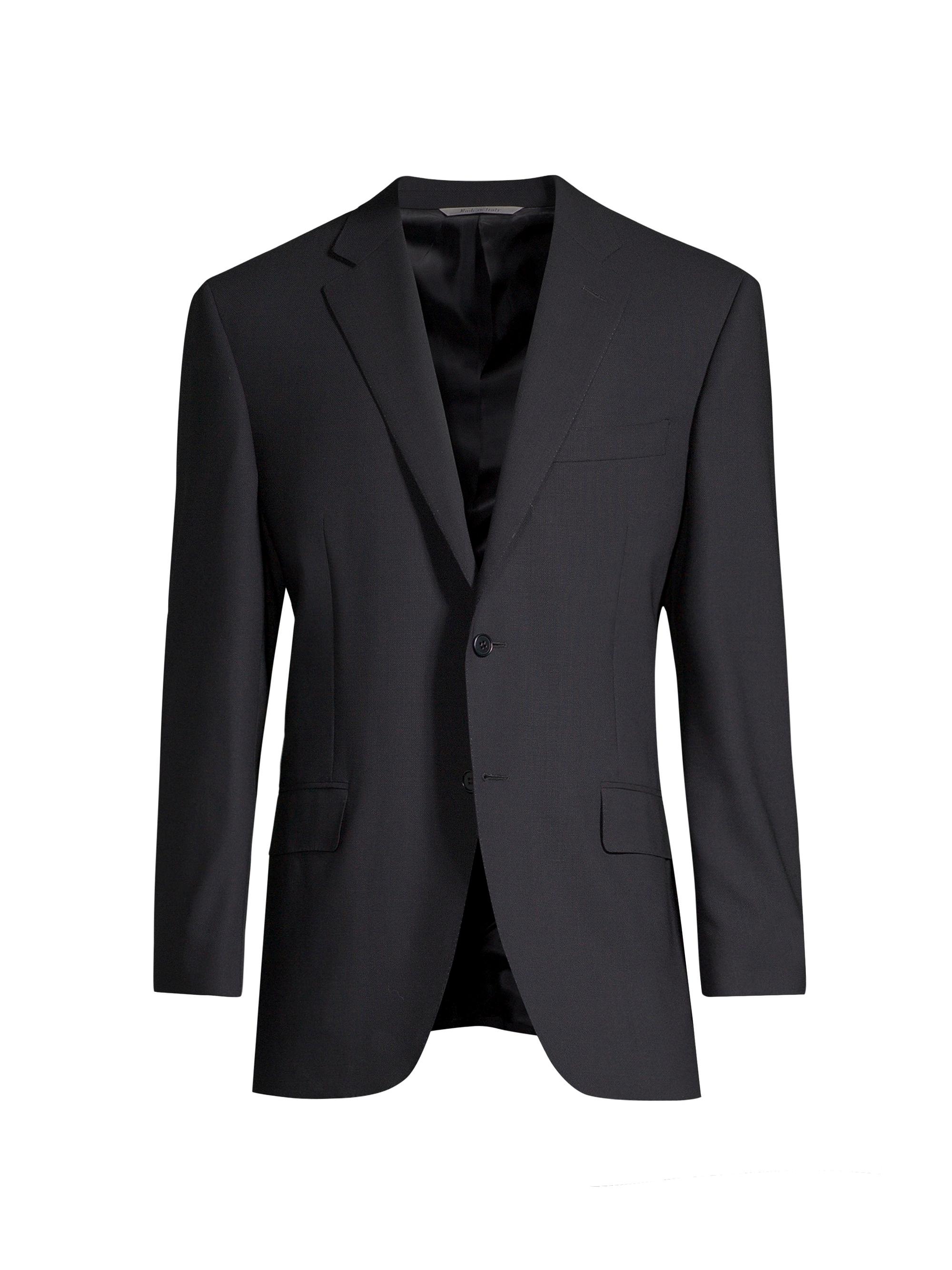 Canali Men's Classic Fit Wool Blazer - Navy