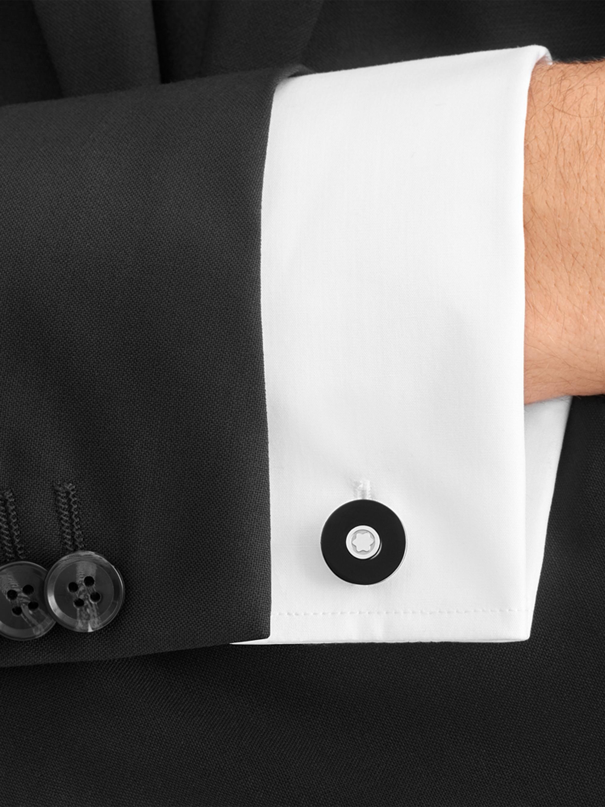 Montblanc PIX Black Cuff Links | Saks Fifth Avenue