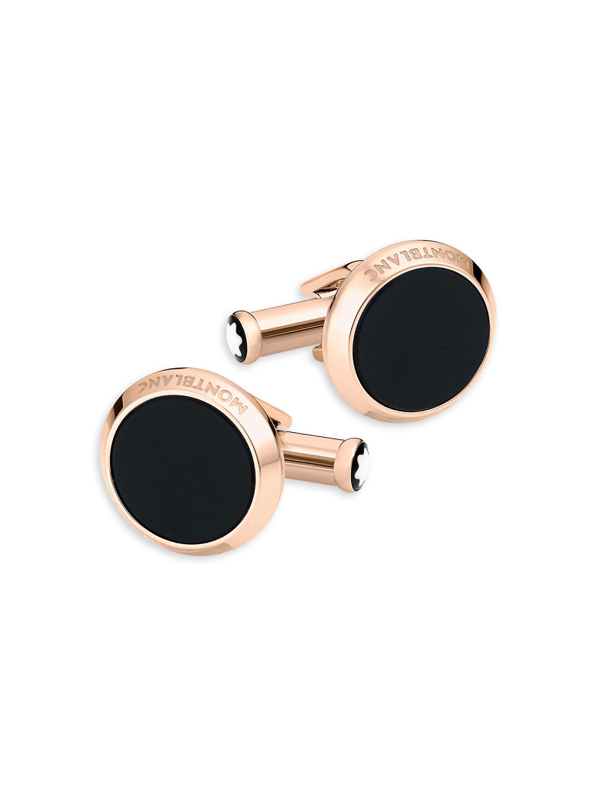 Montblanc Men's  Meisterstück Cuff Links - Gold