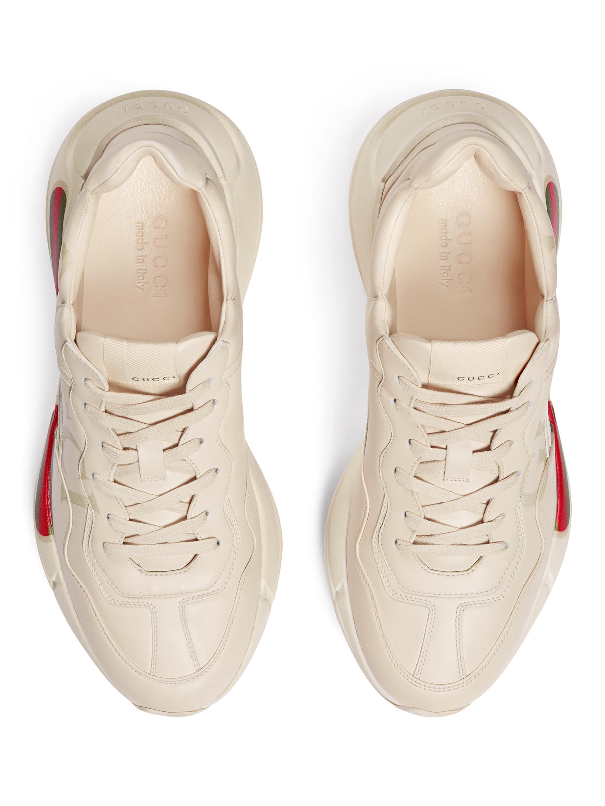 Gucci Gara Logo Leather Sneakers | Saks Fifth Avenue