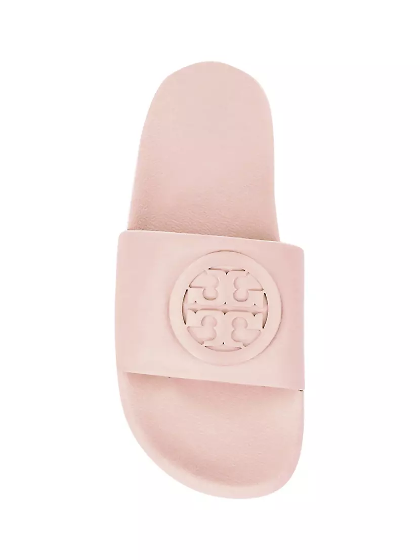 Sandals Tory Burch - Lina pink leather slide sandals - 45518652