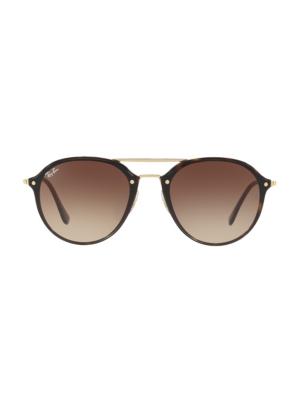 Ray-Ban Women's RB4292 61MM Blaze Double-Bridge Aviator Sunglasses - Havana