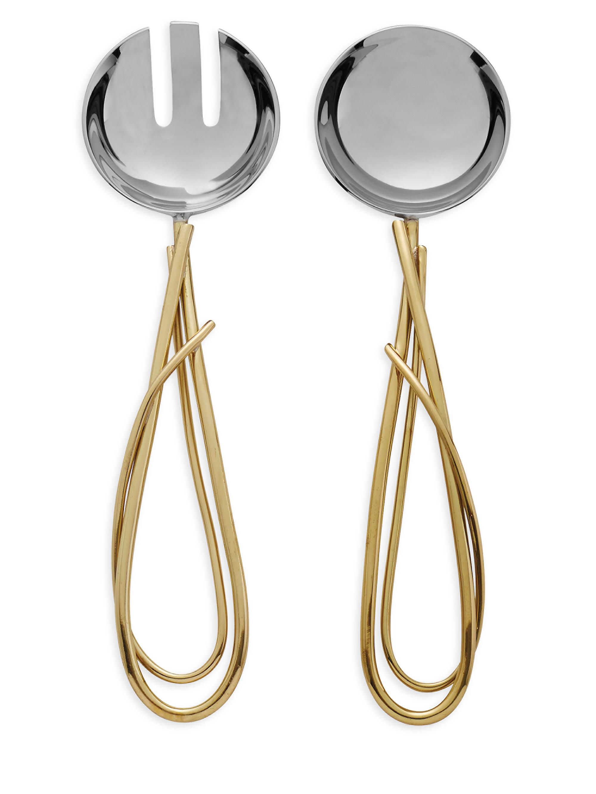 Michael Aram Calla Lily Stainless Steel Serving Set