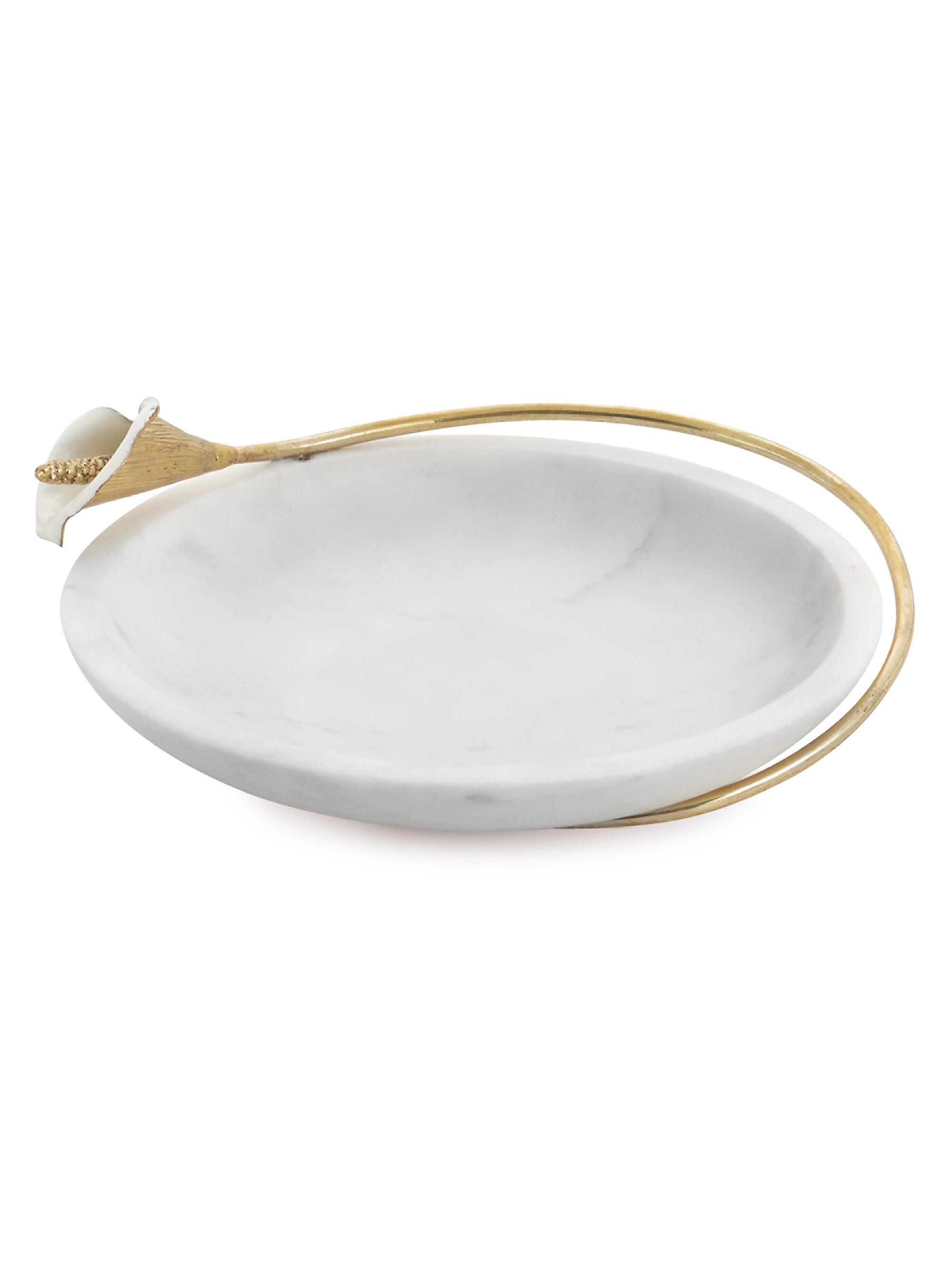 Michael Aram Calla Lily Marble Dish