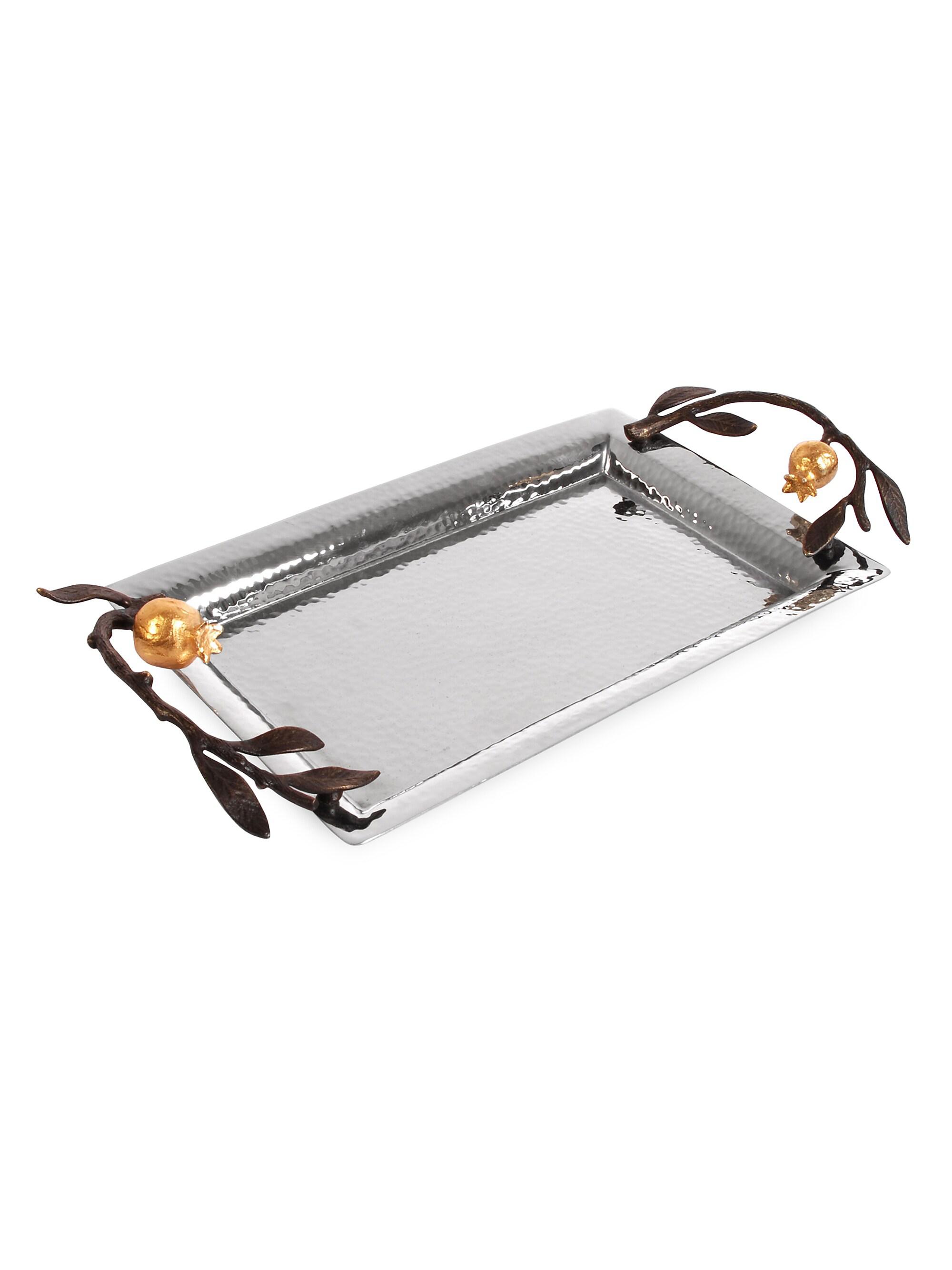 Michael Aram Pomegranate Stainless Steel Mini Tray