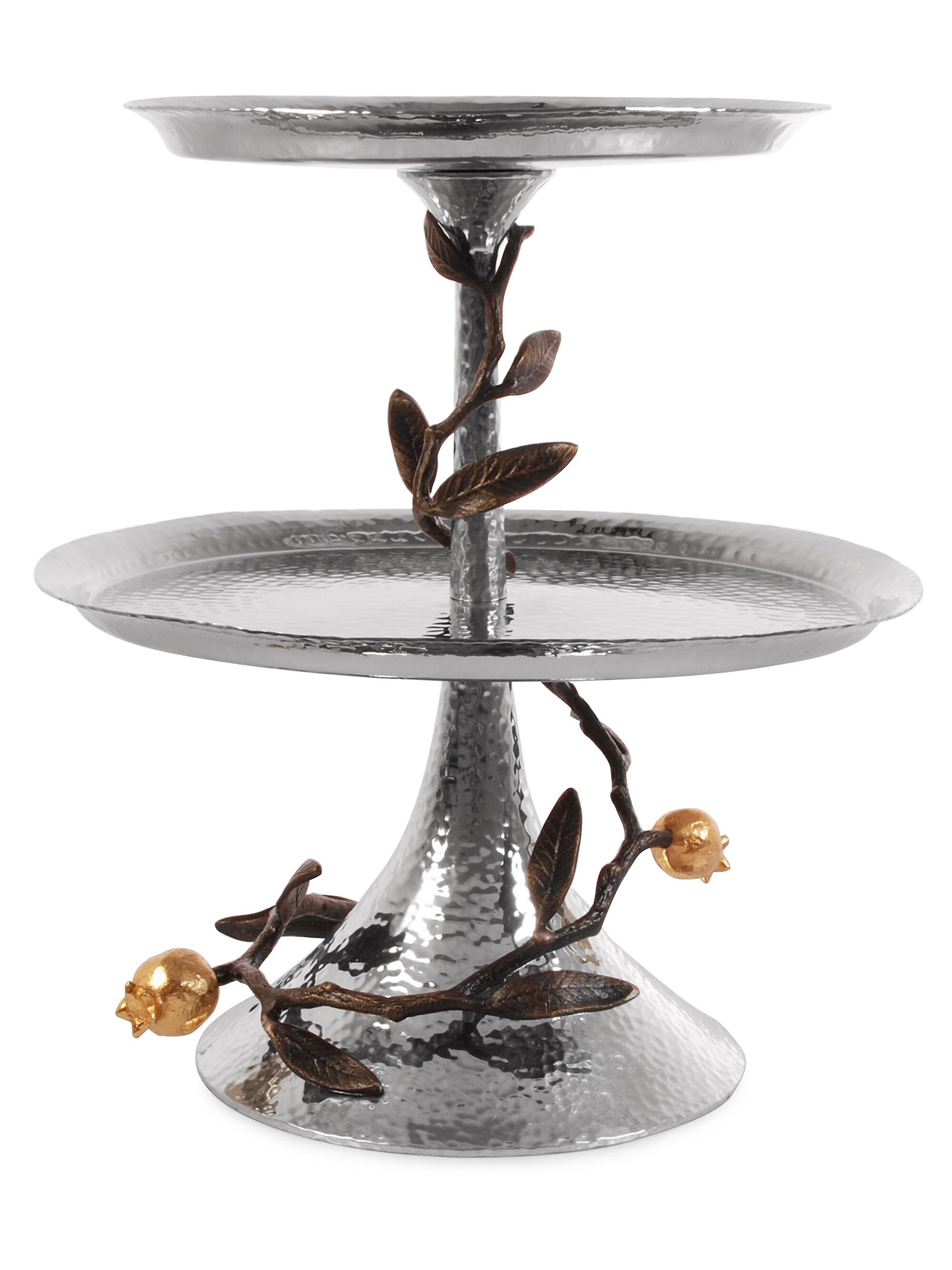 Michael Aram Pomegranate 2-Tier Etagere