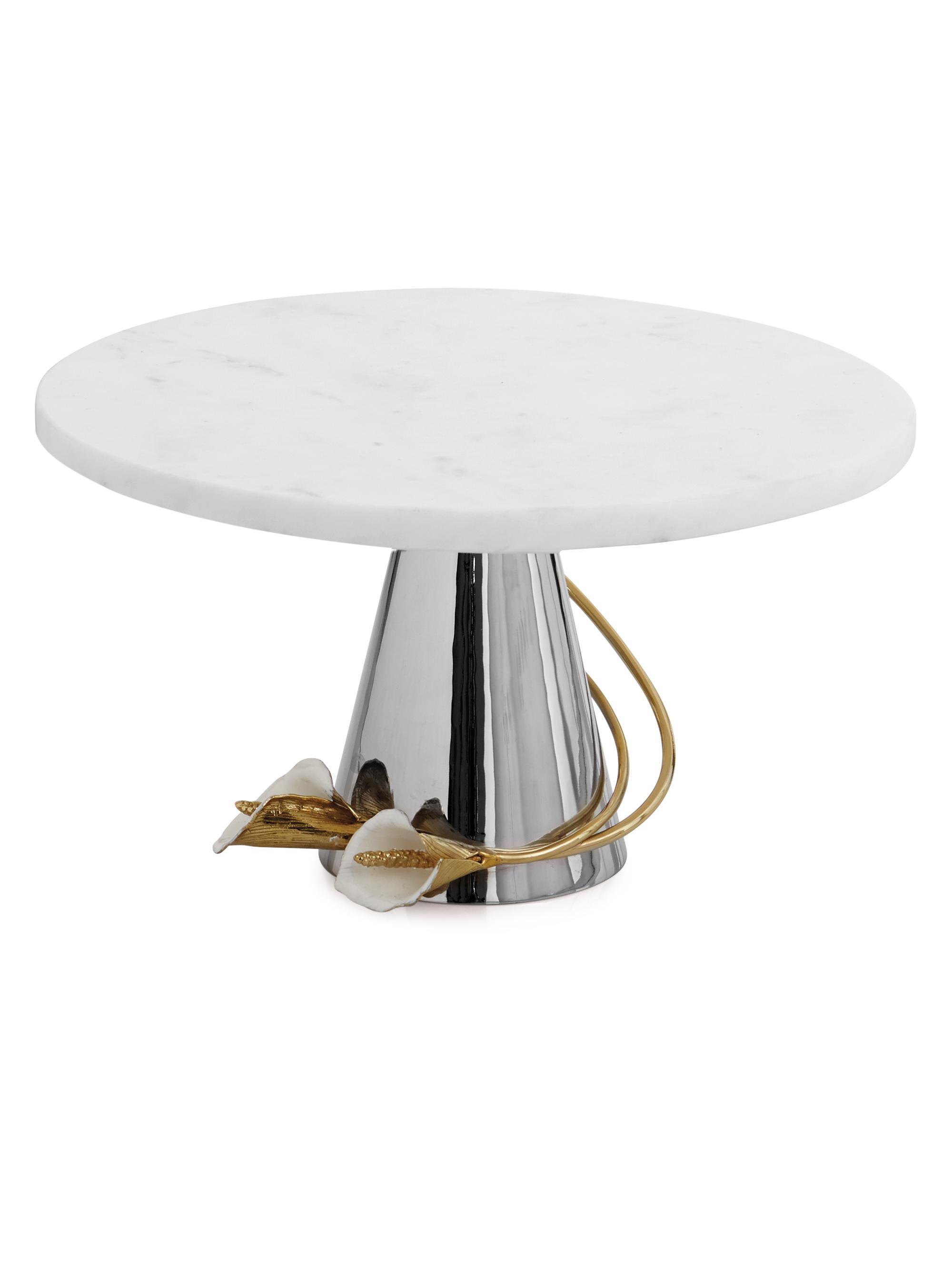 Michael Aram Calla Lily Cake Stand - White