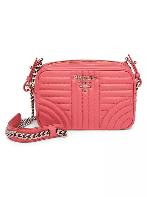 Prada Soft Calf Flat Crossbody Bag - Pink Crossbody Bags, Handbags