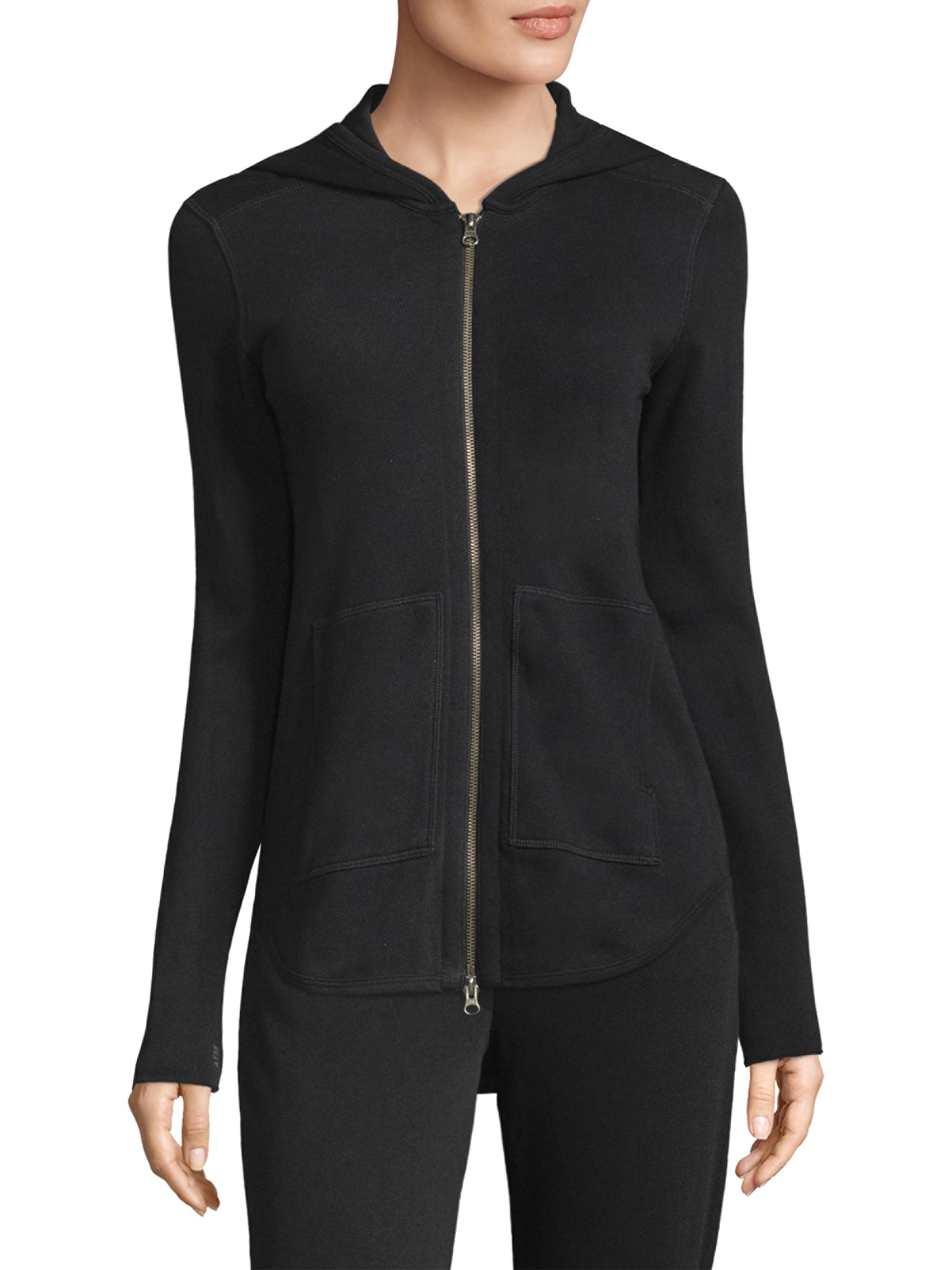 ATM Anthony Thomas Melillo French Terry Zip Hoodie | Saks Fifth Avenue