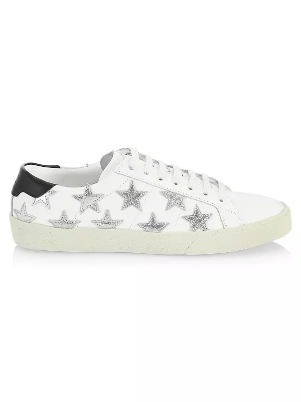 Chanel White Nylon, Suede and Leather CC Low Top Sneakers Size