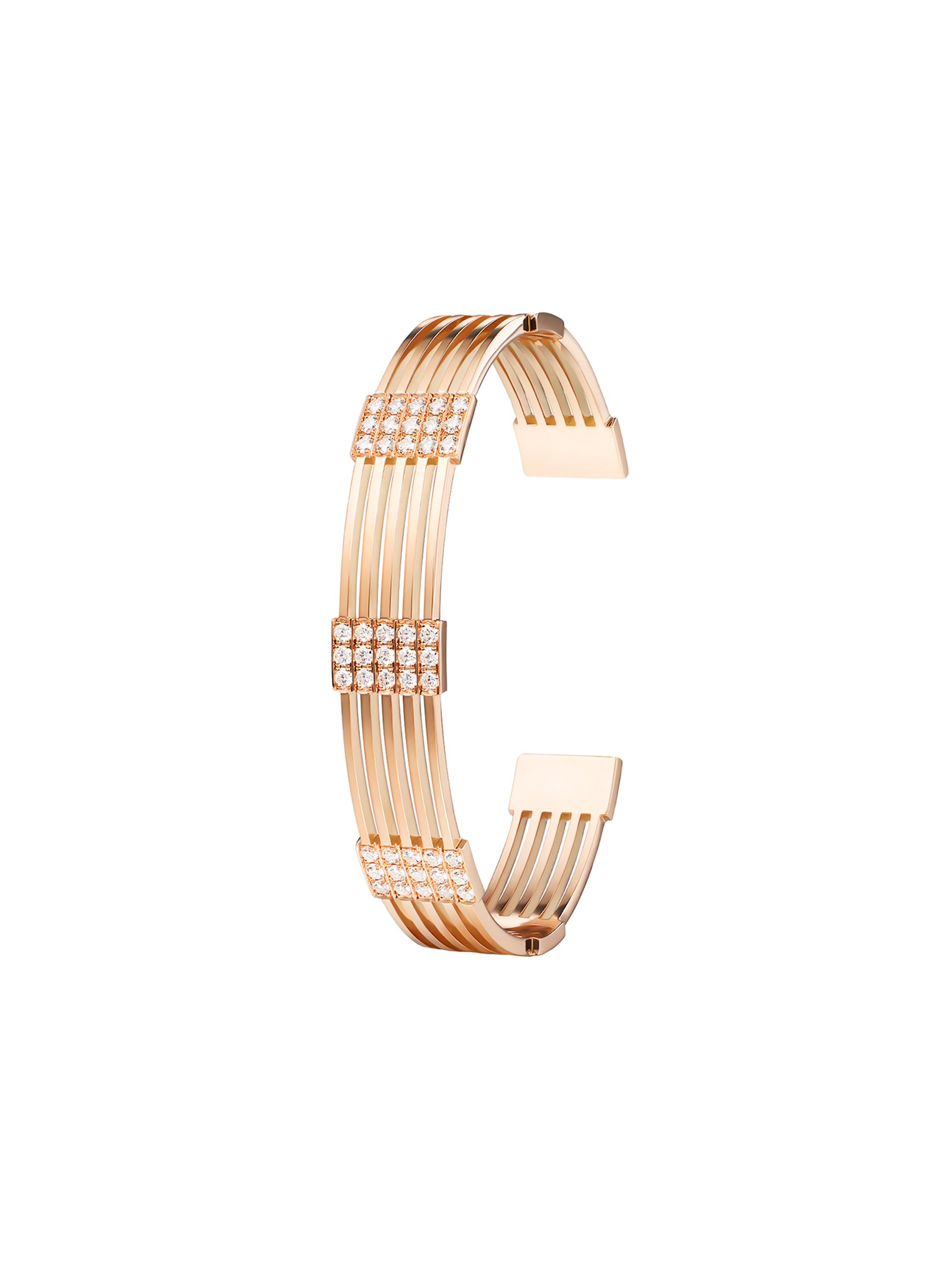 Melissa Kaye Women's Izzy 18K Rose Gold & 2.96 TCW Diamond Cuff - Pink Gold