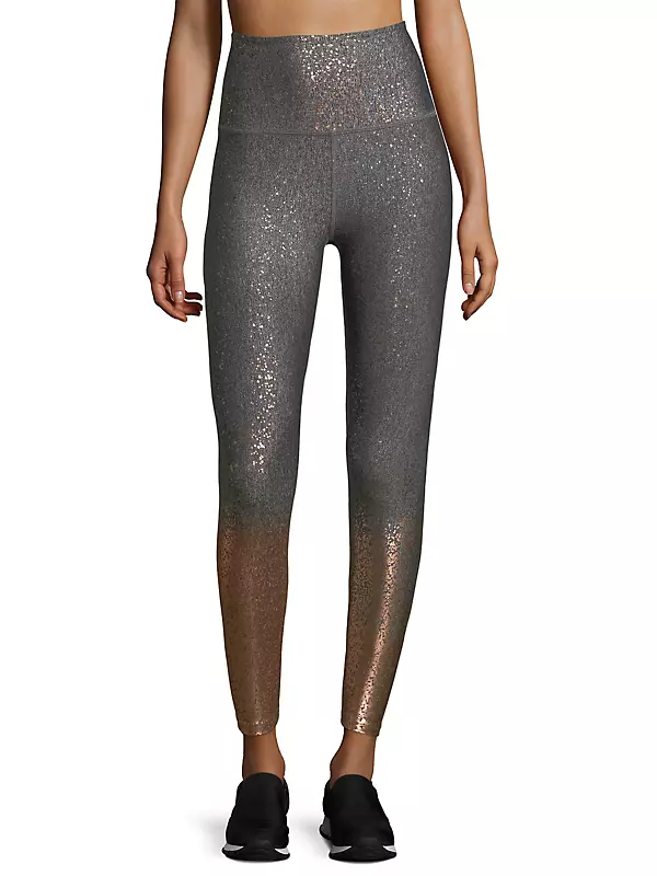Beyond Yoga Alloy Ombre High Waisted Midi Legging Shiny Mauve Sp SF3243 -  Free Shipping at Largo Drive