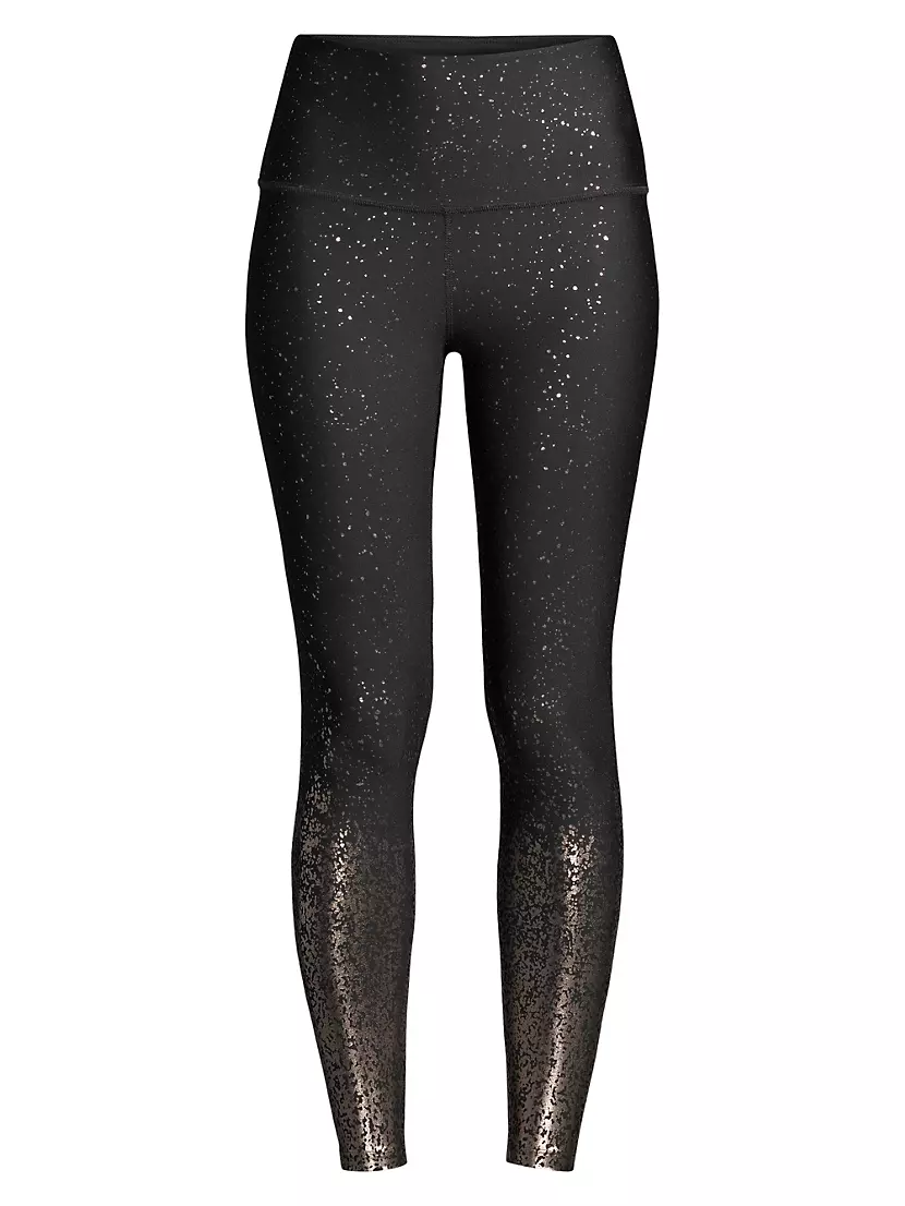 Beyond Yoga Alloy Ombre Sparkle High Waisted Midi Legging Black SF3243 -  Free Shipping at Largo Drive