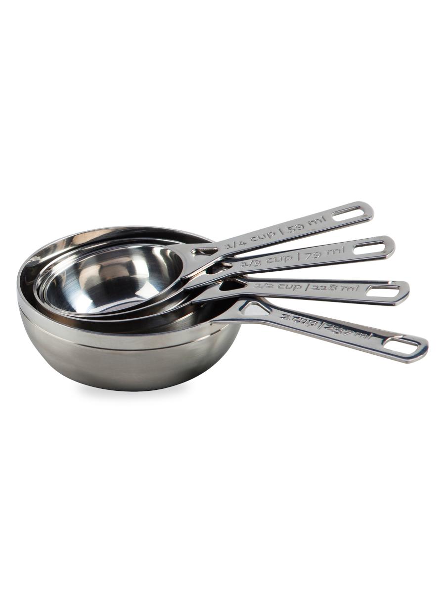 Le Creuset Stainless Steel Gold Tone 5-Piece Measuring Spoons Set NWT