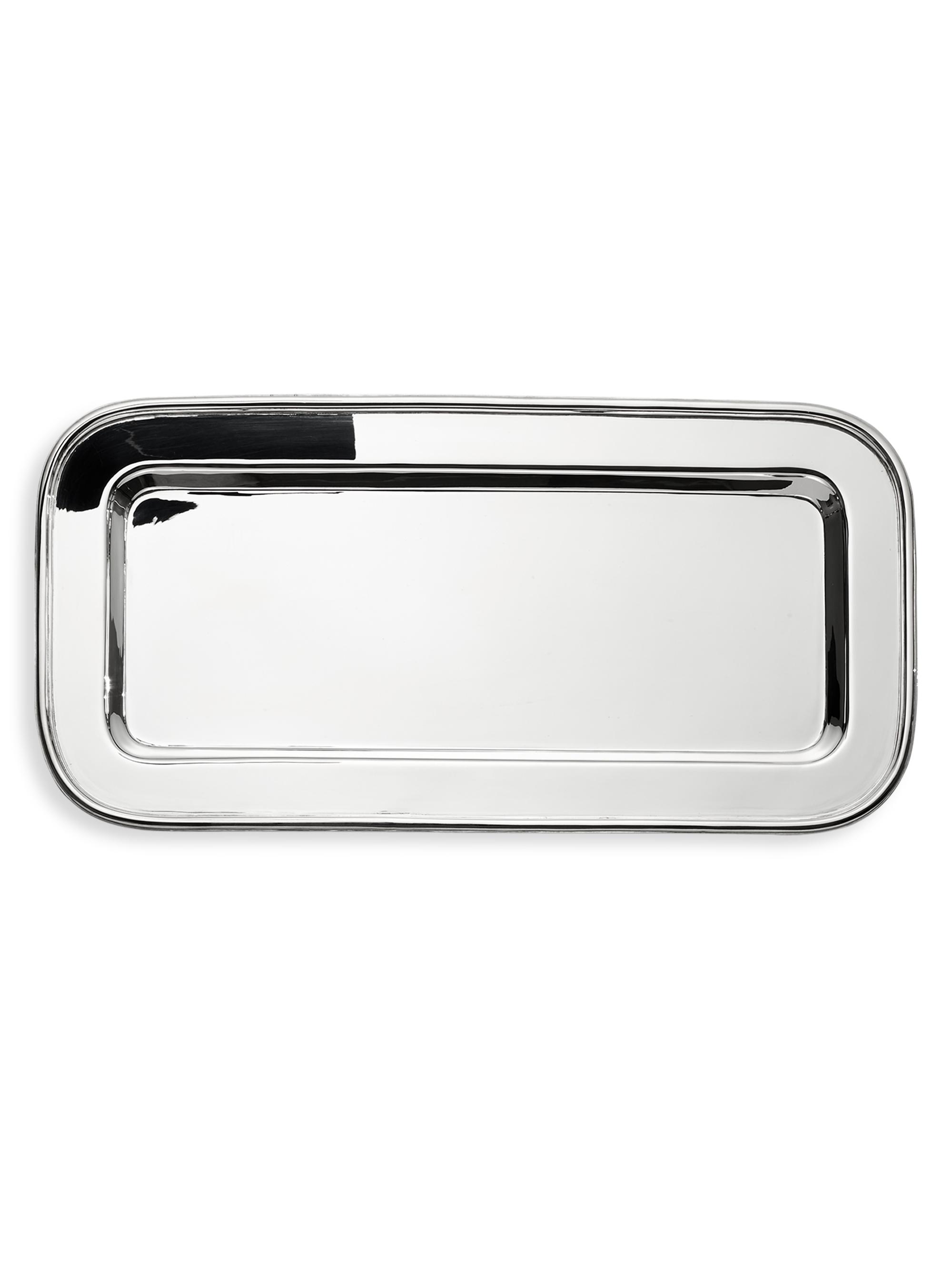 Ralph Lauren Durban Rectangular Silver Tray | Saks Fifth Avenue