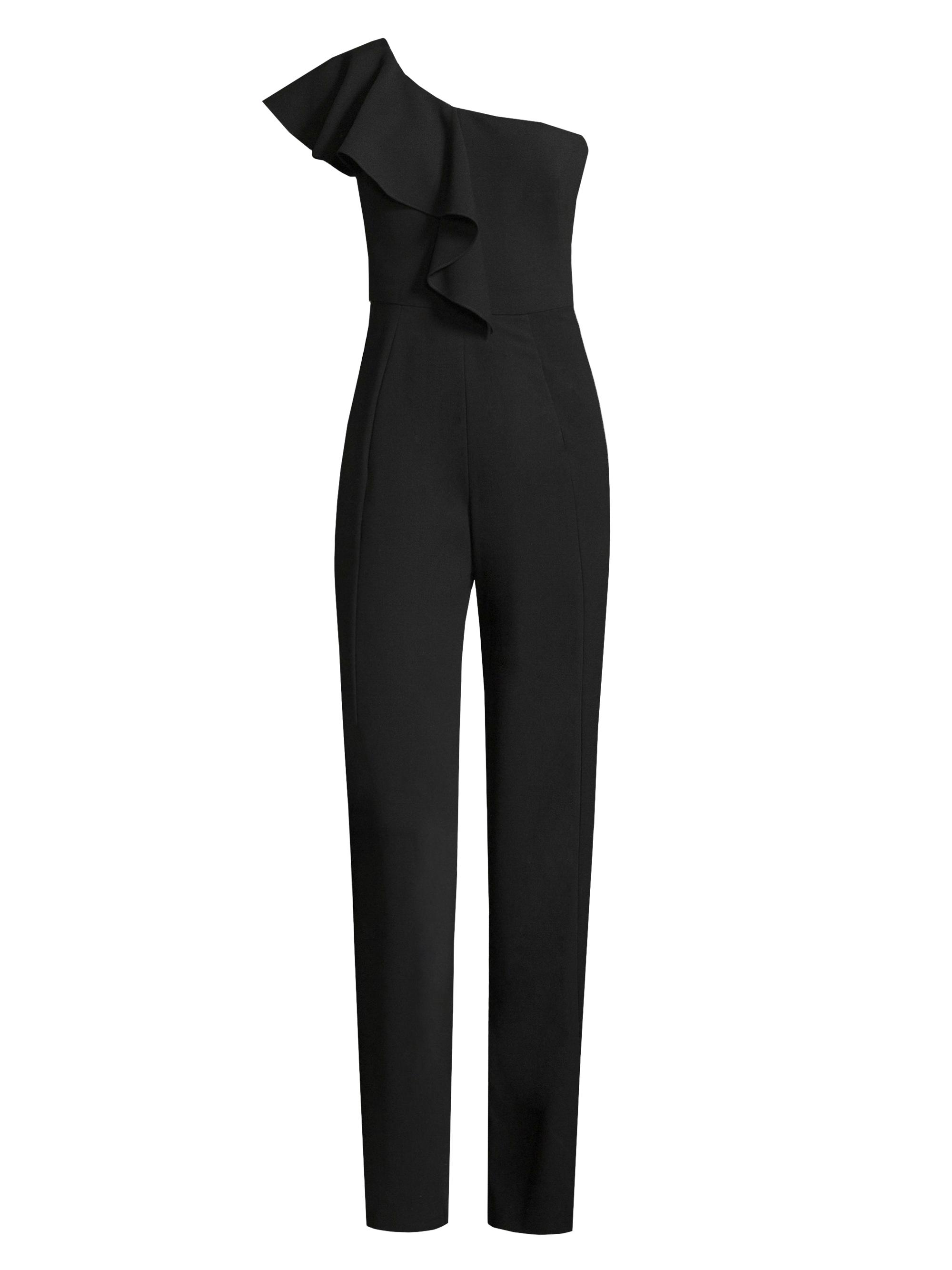 Black Halo Women's Kallan Ruffle Jumpsuit - Black