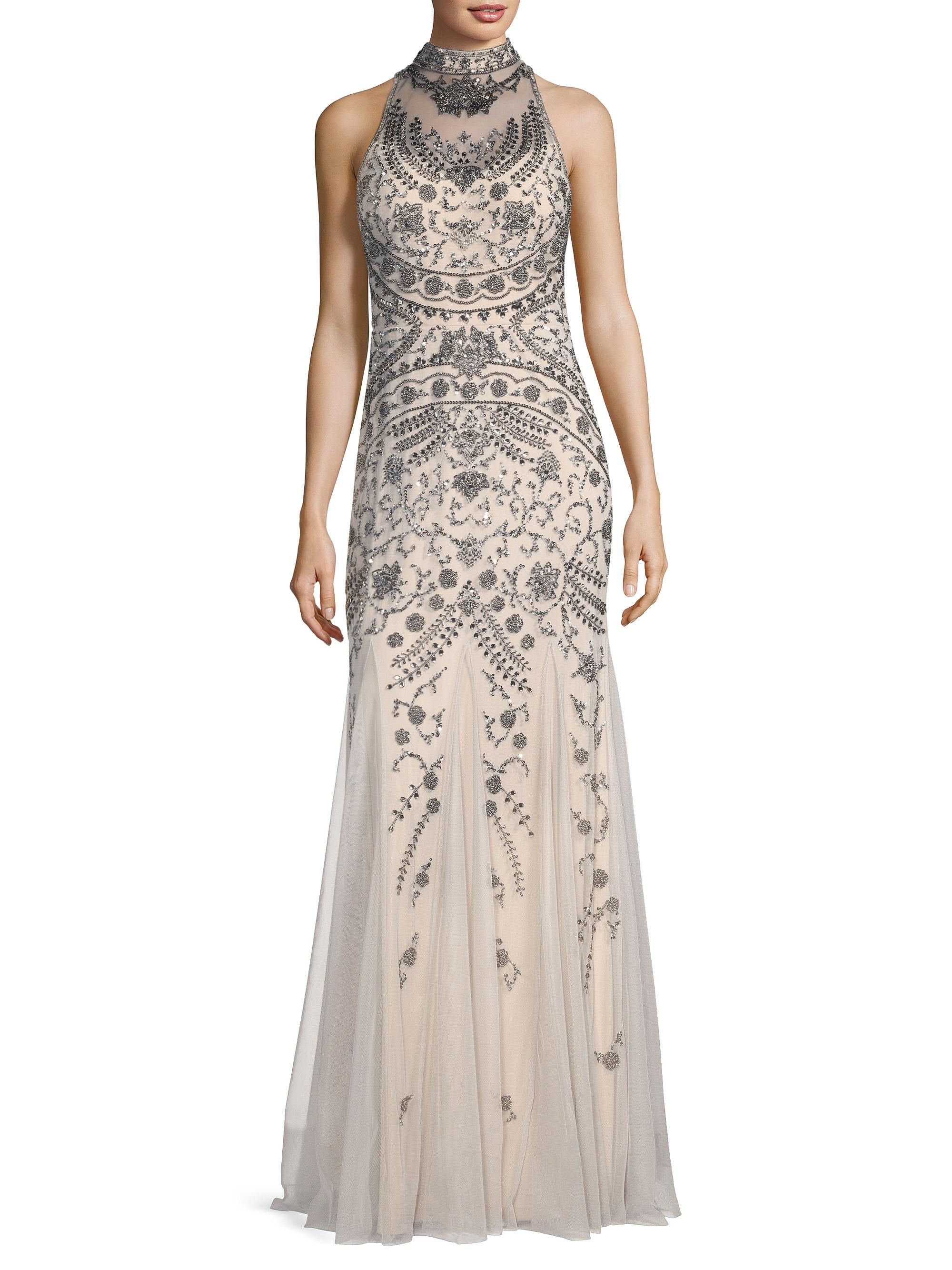 Aidan Mattox Embellished Sleeveless Gown | Saks Fifth Avenue