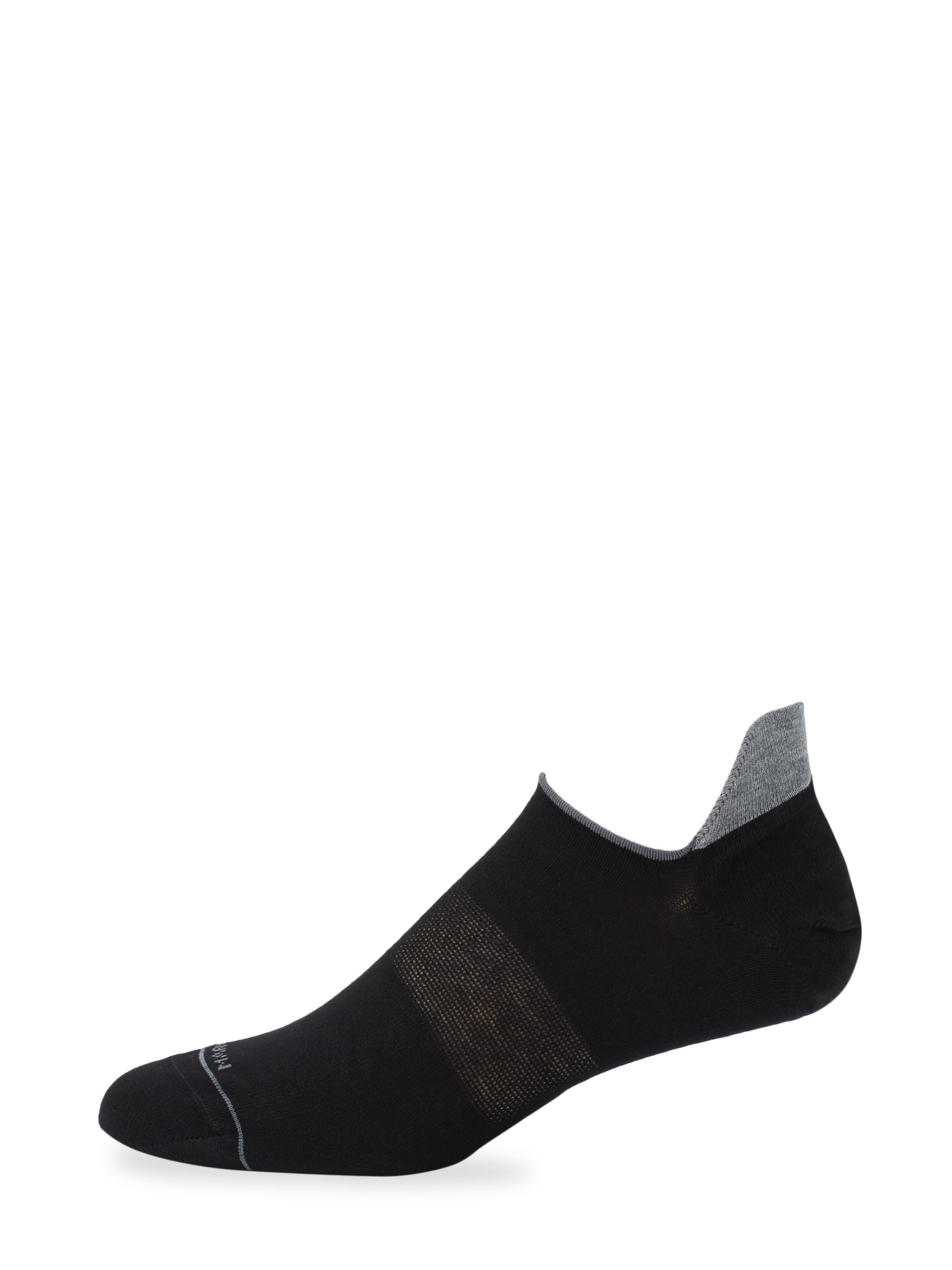 Marcoliani Men's Cotton Ankle Socks - Black